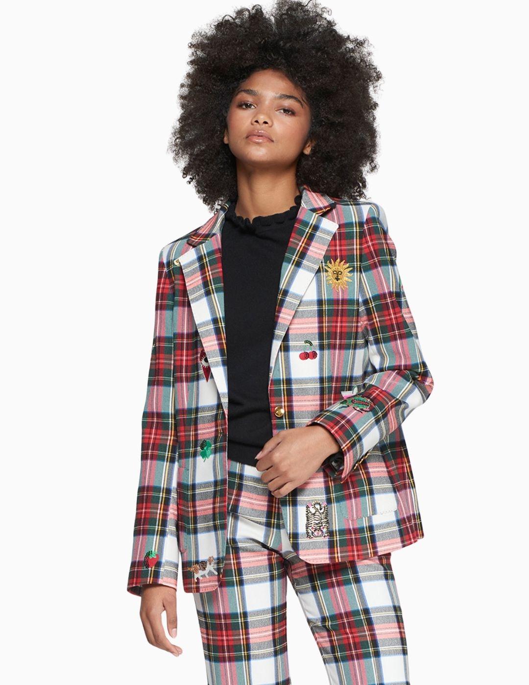 CHAQUETA VILAGALLO GADEA EMB ESCOCES ELASTICO 