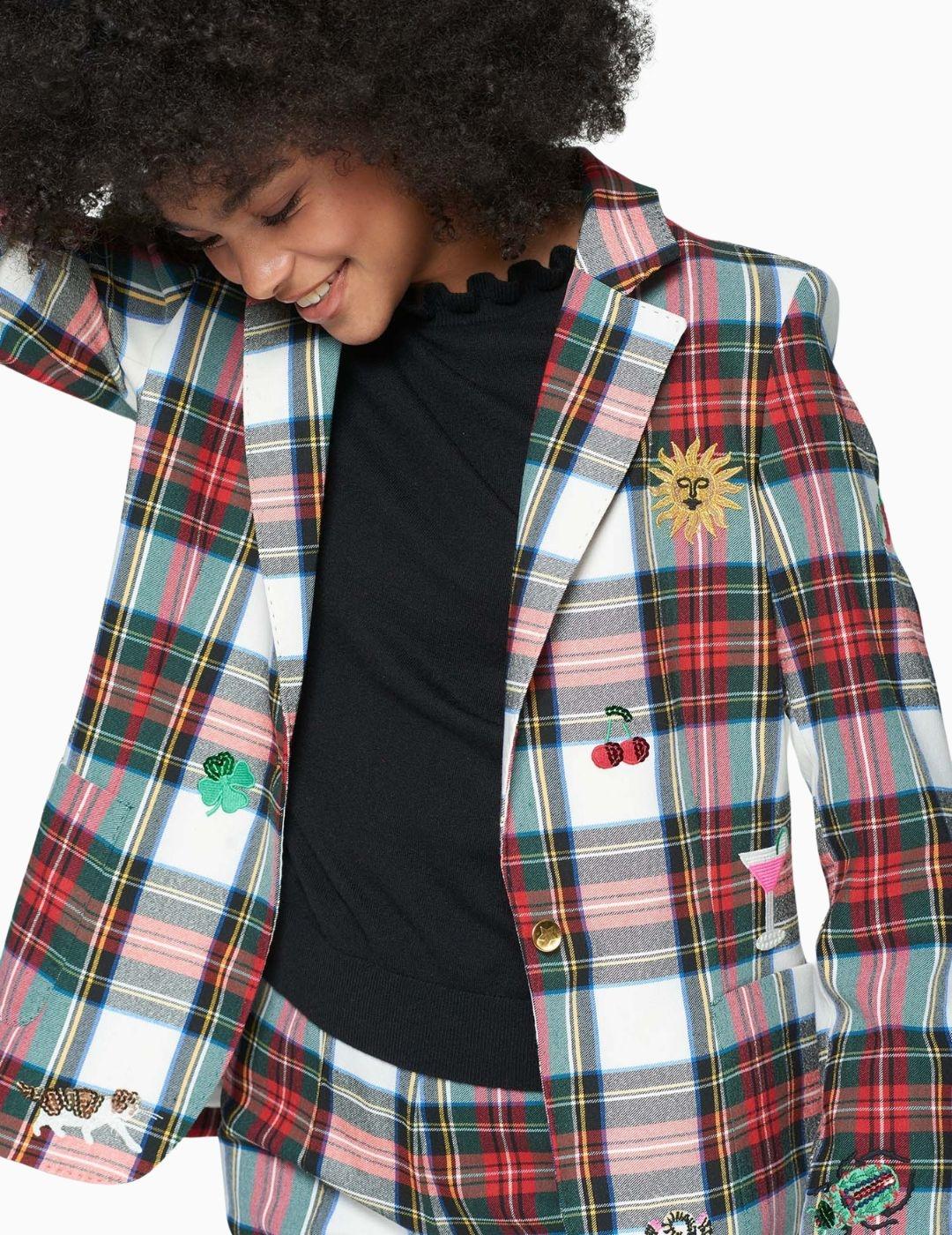 CHAQUETA VILAGALLO GADEA EMB ESCOCES ELASTICO 