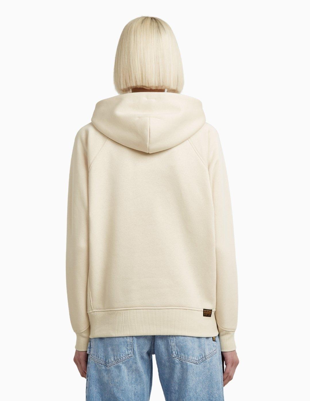 SUDADERA G-STAR PREMIUM CORE 2.0 HDD BEIGE