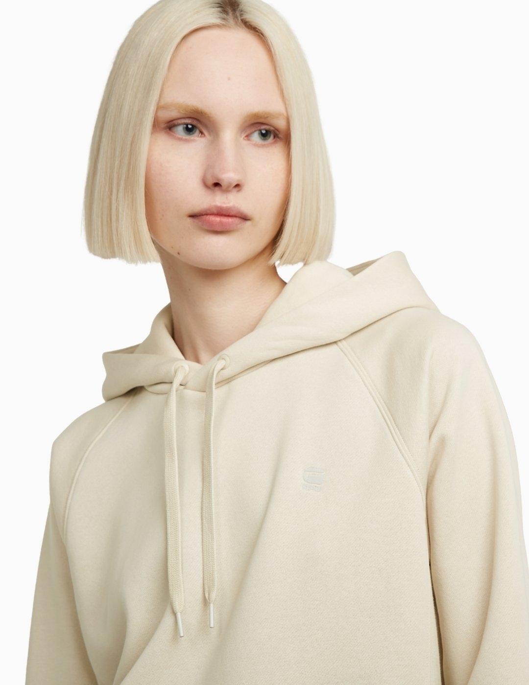 SUDADERA G-STAR PREMIUM CORE 2.0 HDD BEIGE