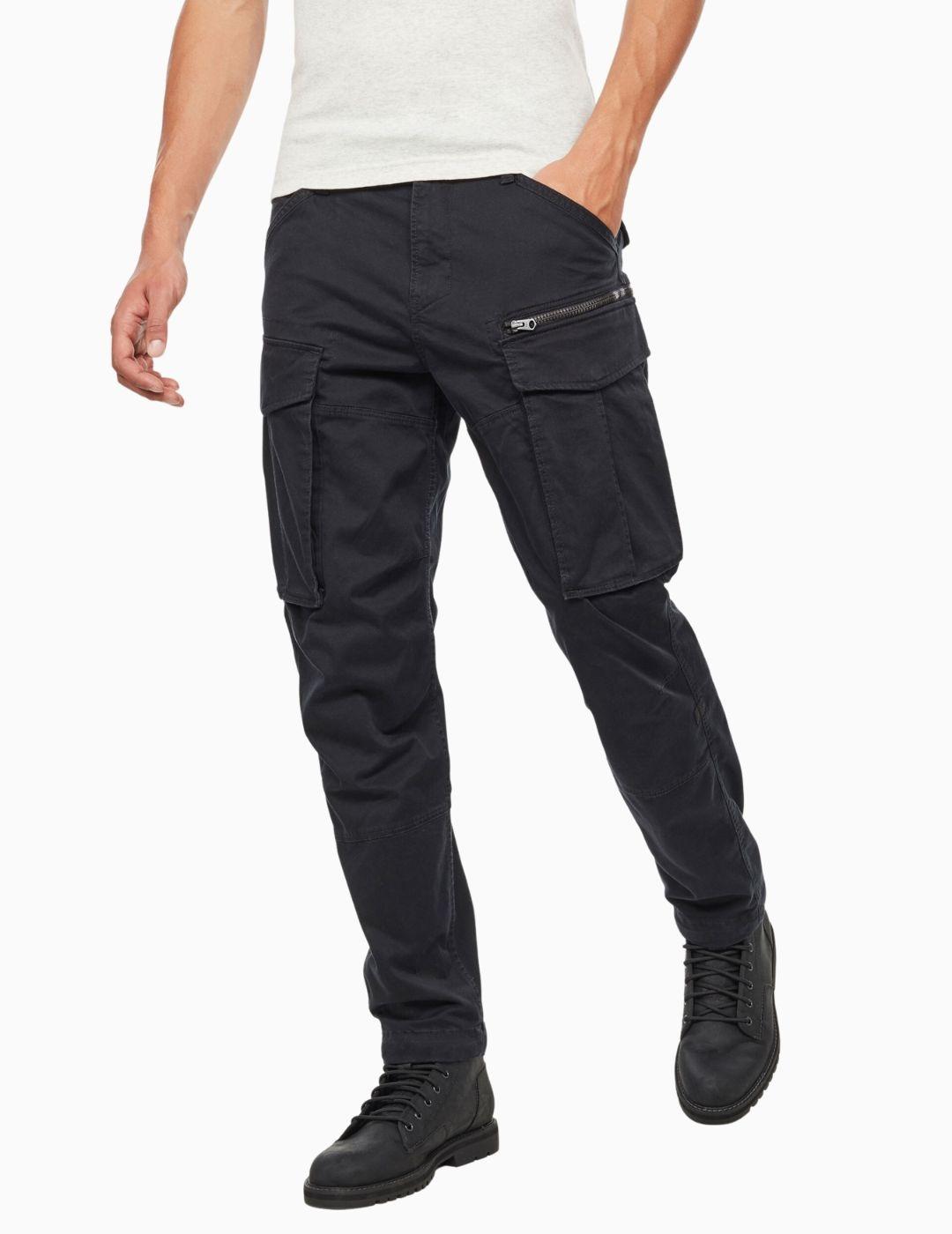 PANTALÓN G-STAR ROVIC ZIP 3D REGULAR RAVEN