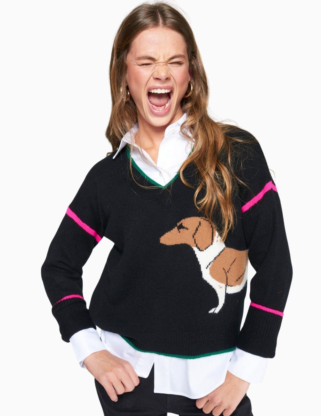 JERSEY VILAGALLO NEGRO PERRO SALCHICHA 