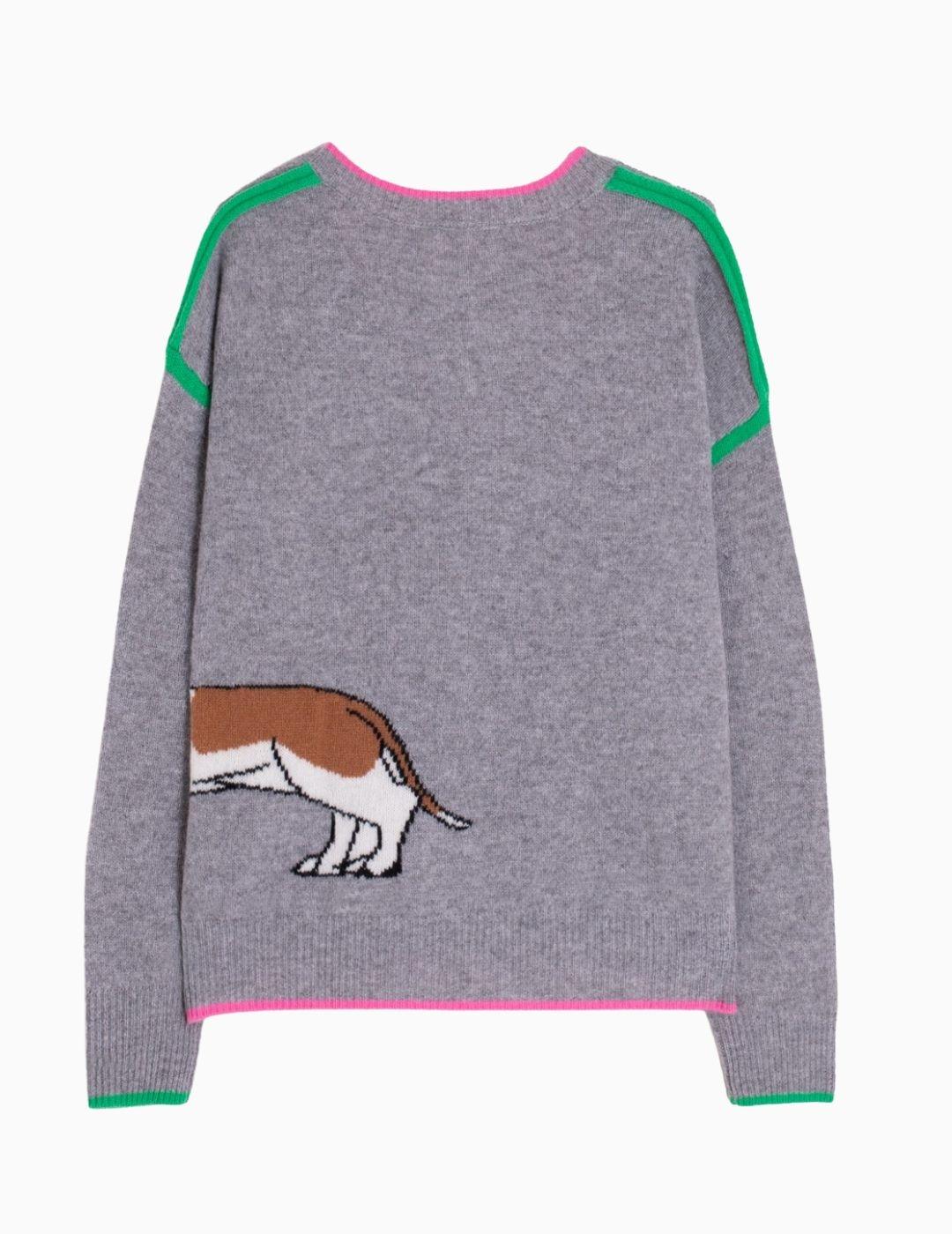 JERSEY VILAGALLO GRIS PERRO SALCHICHA 