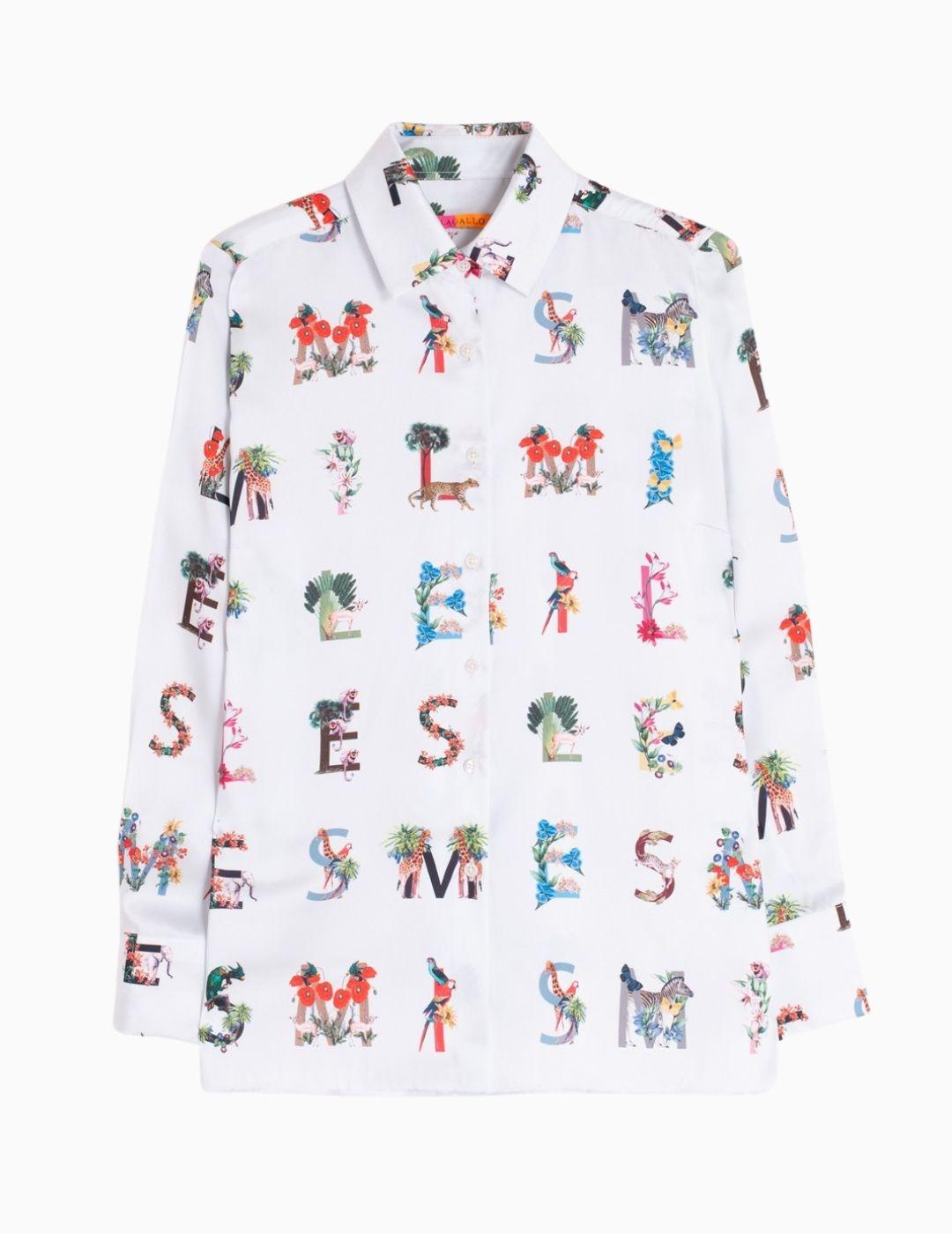 CAMISA VILAGALLO BLANCA SMILE 