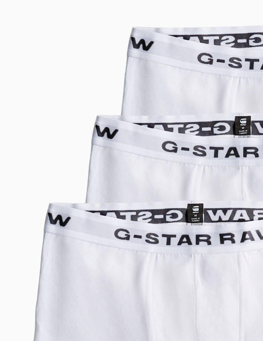 BÓXER G-STAR PACK DE 3 BLANCO