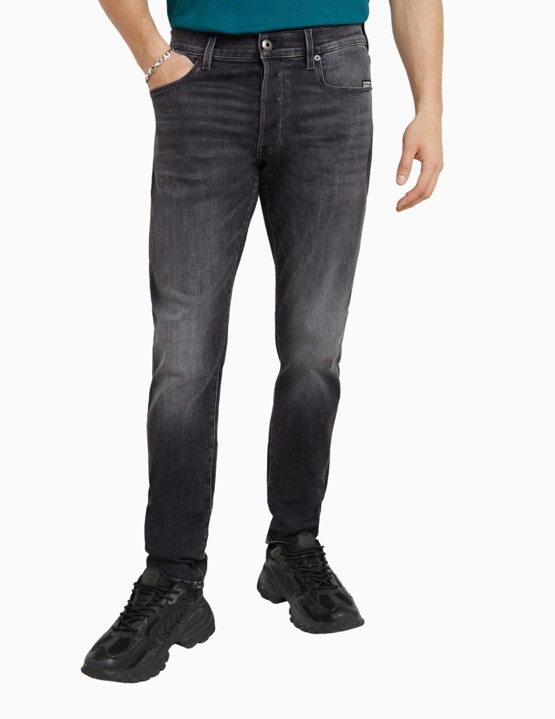 PANTALÓN G-STAR 3301 SLIM FADED BLACK MAGNET