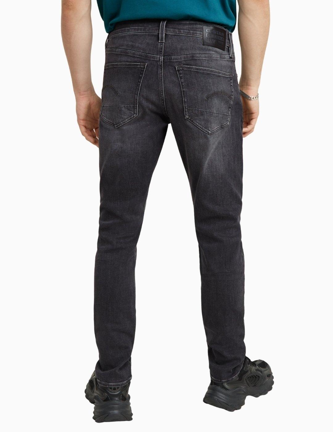 PANTALÓN G-STAR 3301 SLIM FADED BLACK MAGNET