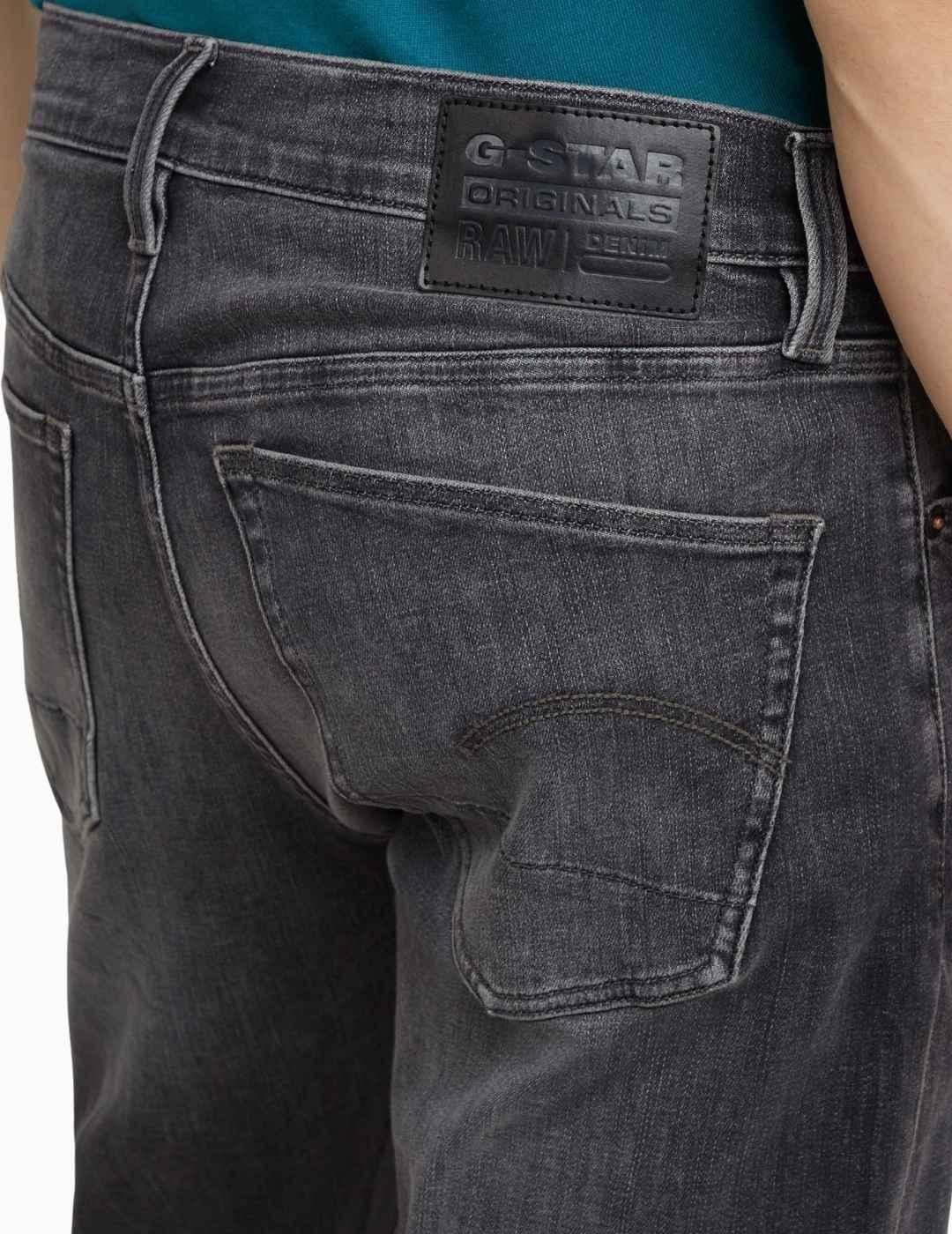 PANTALÓN G-STAR 3301 SLIM FADED BLACK MAGNET
