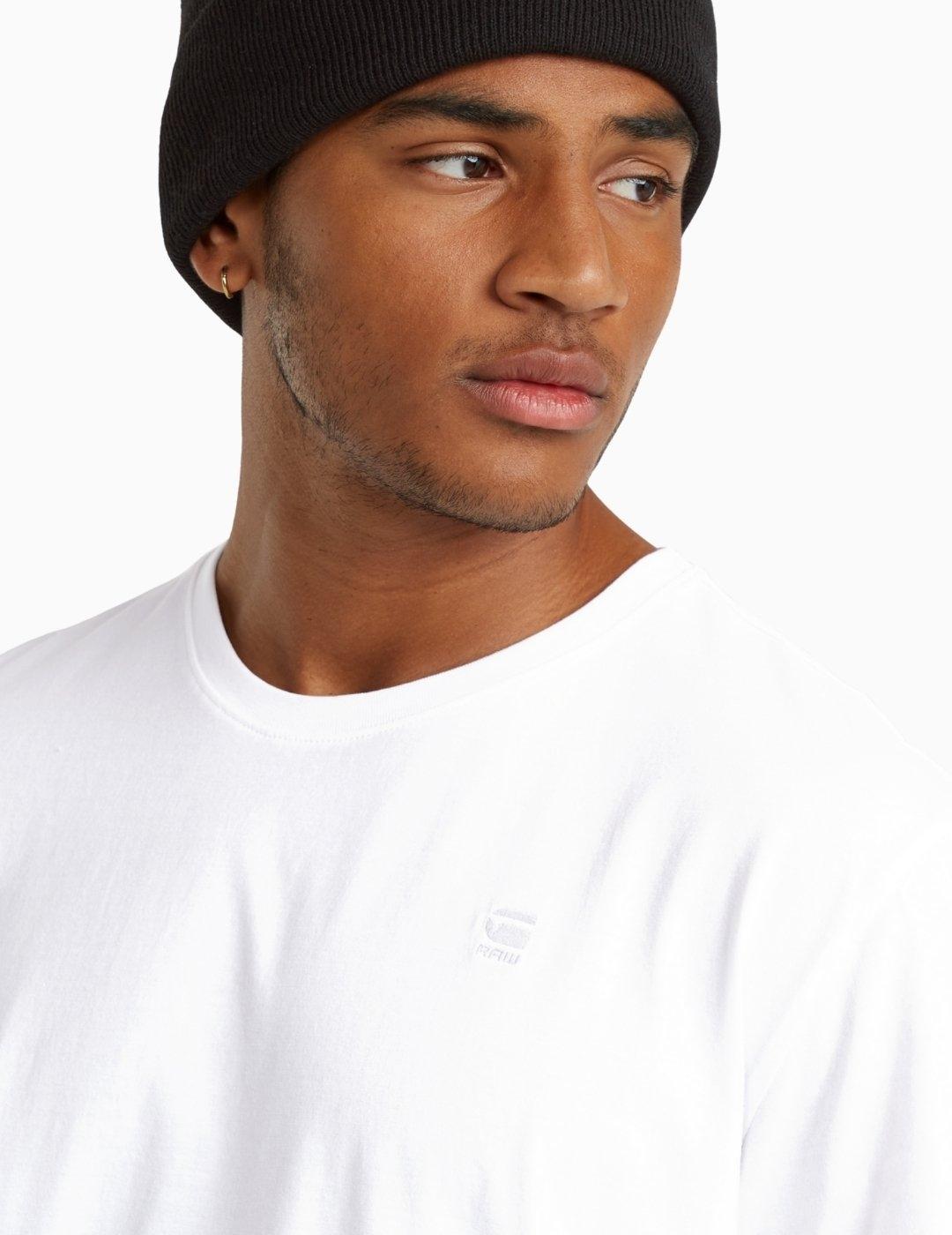 CAMISETA G-STAR BASE-S BLANCA