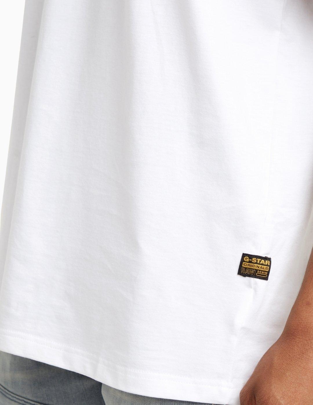 CAMISETA G-STAR BASE-S BLANCA