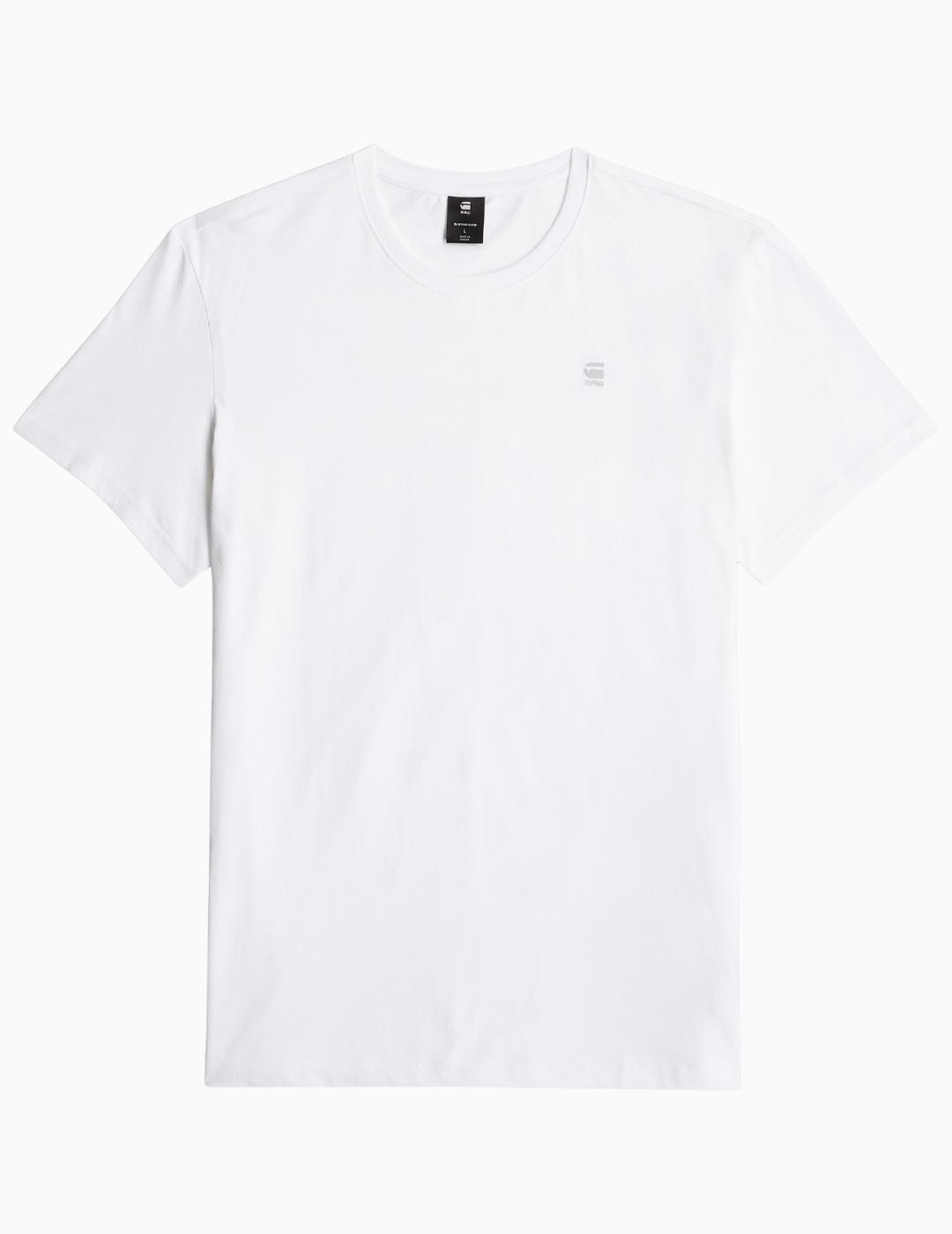 CAMISETA G-STAR BASE-S BLANCA