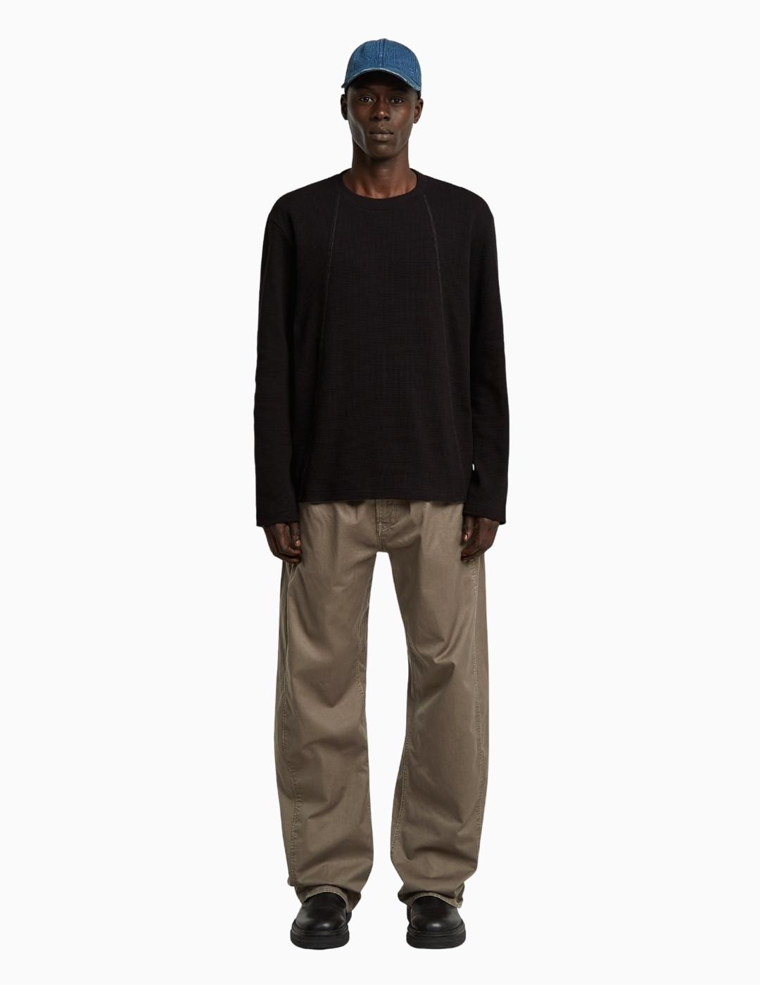 CAMISETA G-STARTWEETER A LINE MANGA LARGA NEGRO