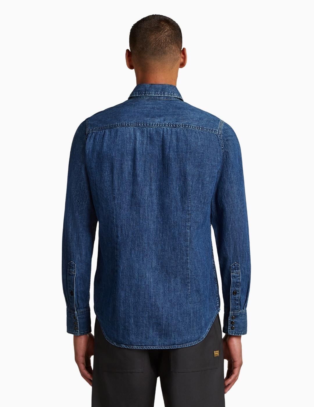 CAMISA G-STAR DAKOTA SLIM AZUL