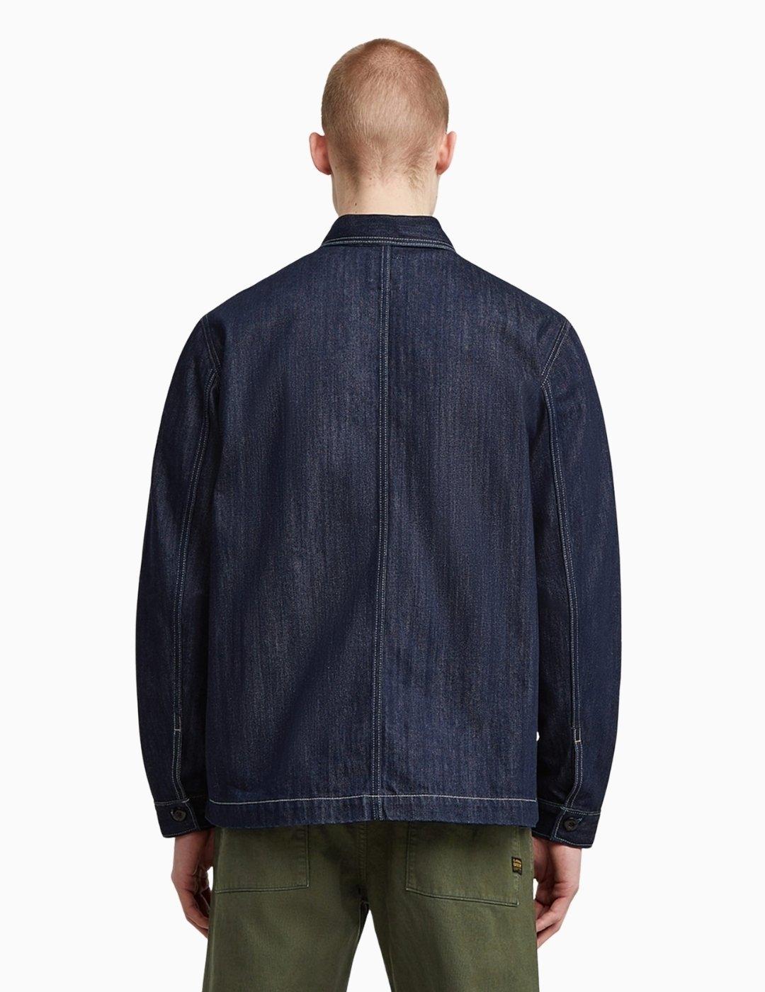 CHAQUETA G-STAR MOSA OVERSHIRT AZUL OSCURO