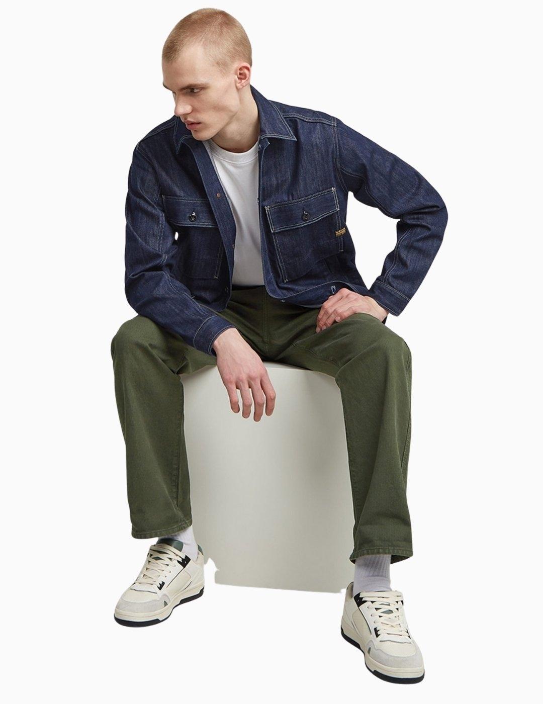 CHAQUETA G-STAR MOSA OVERSHIRT AZUL OSCURO