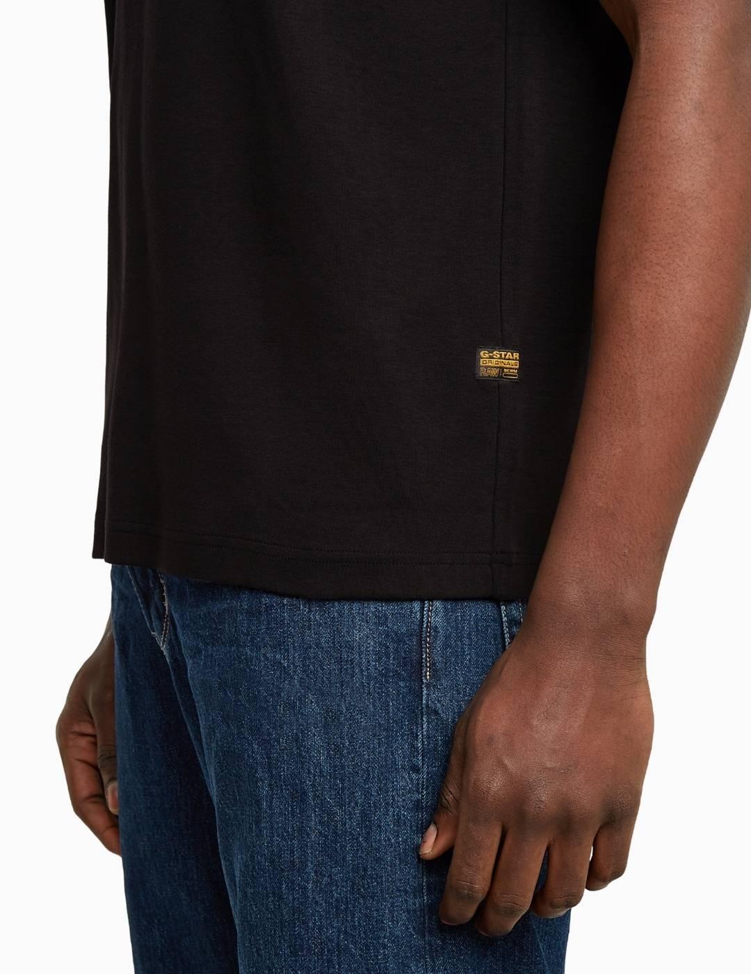CAMISETA G-STAR SCRIPT NEGRA
