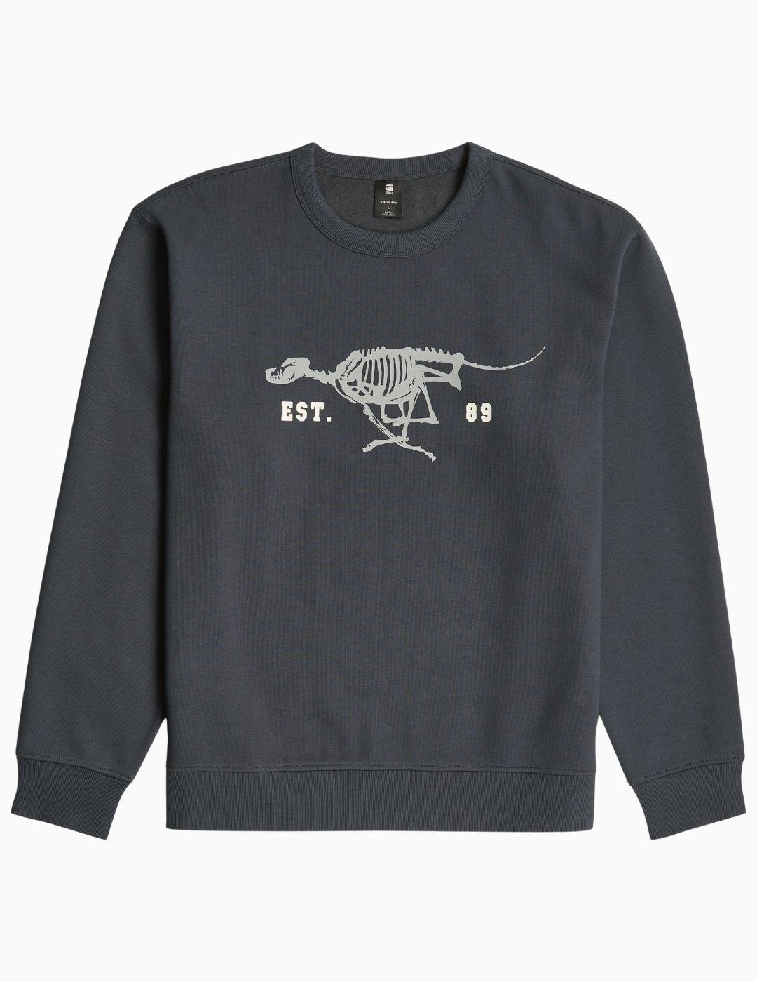 SUDADERA G-STARRUNNING DOG BACK INDIA