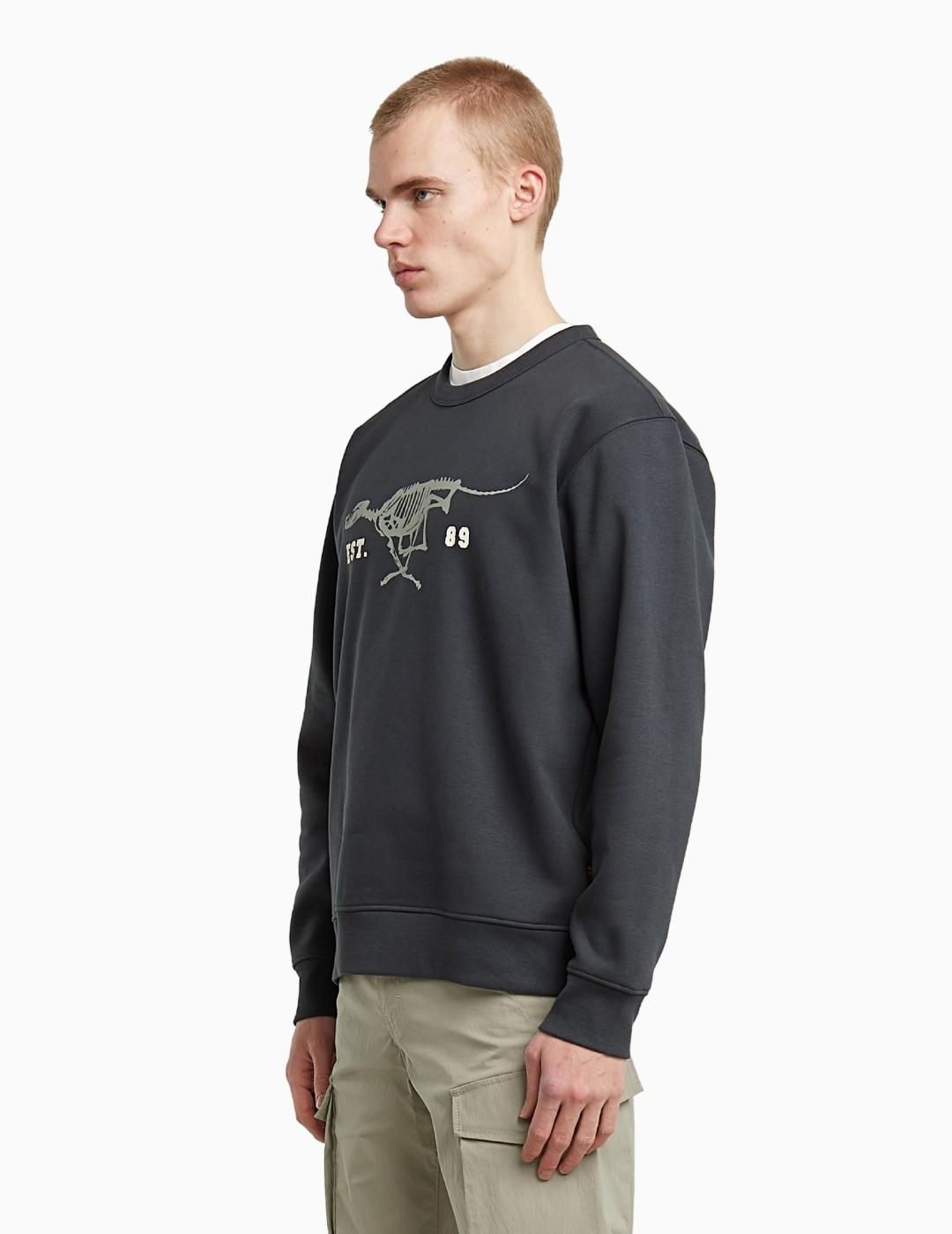 SUDADERA G-STARRUNNING DOG BACK INDIA