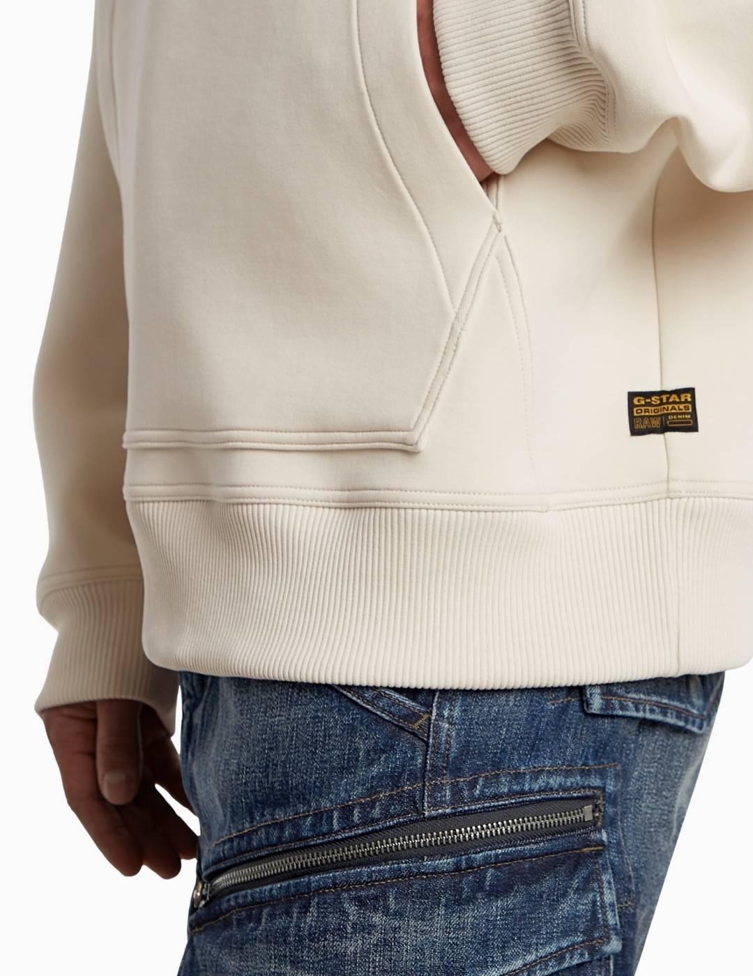 SUDADERA G-STAR SCUBA LOOSE HDD BEIGE