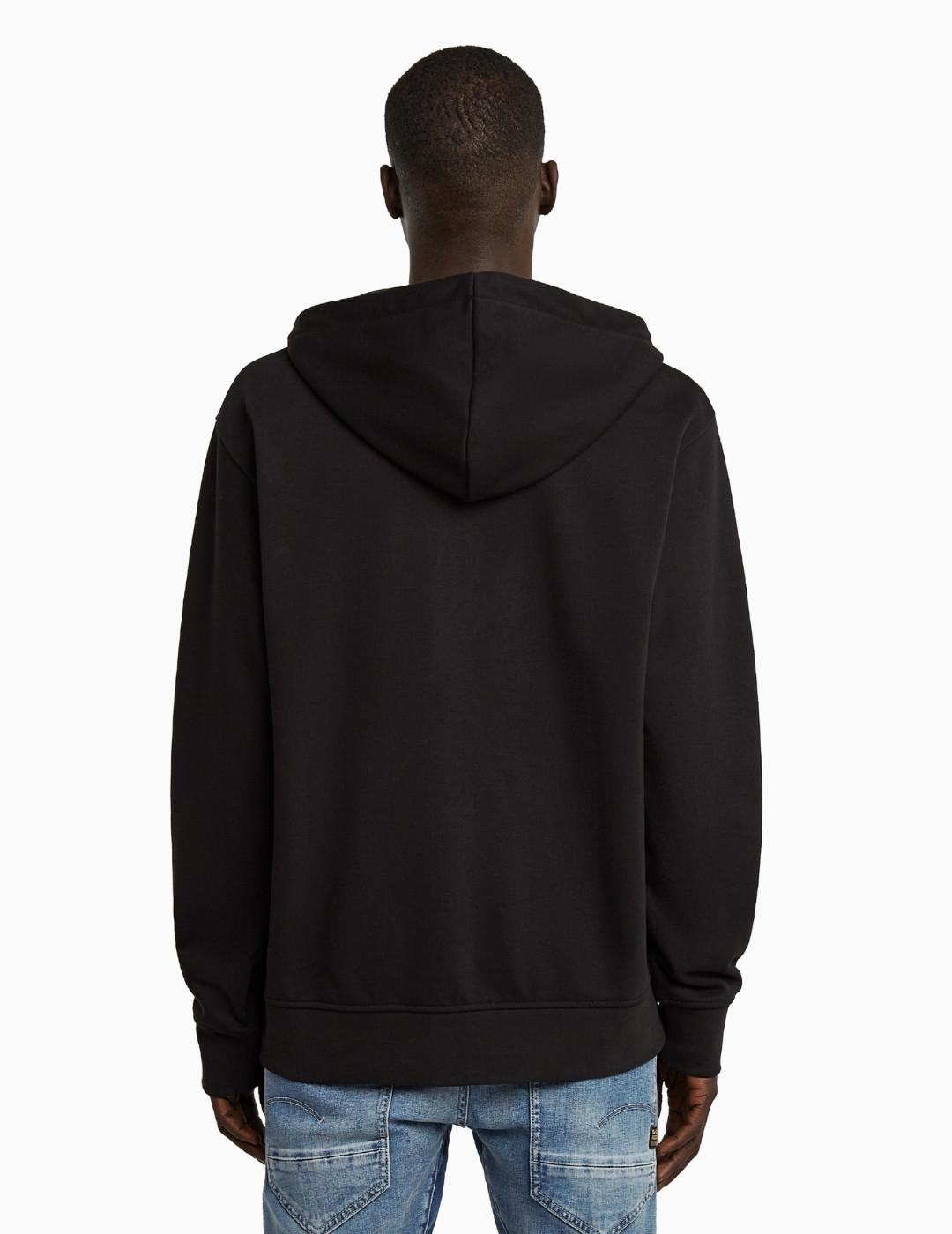 SUDADERA G-STAR SCRIPT HALF ZIP HDD NERGA