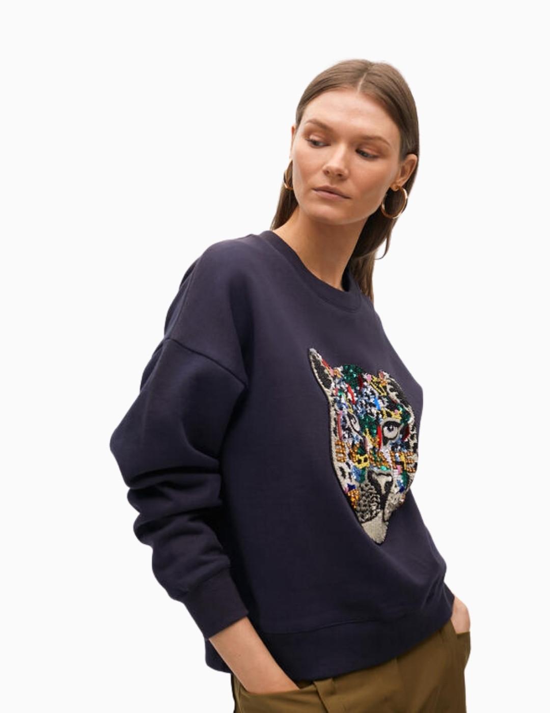 SUDADERA LOLA CSDM BY MAITE ANIMAL PEDRERÍA NAVY