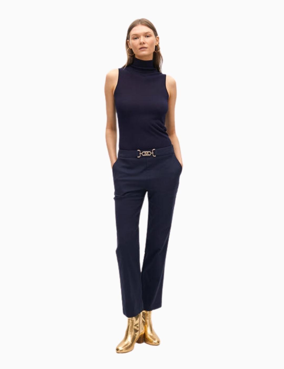 PANTALÓN  LOLA CSDM BY MAITE JOYA CINTURA NAVY