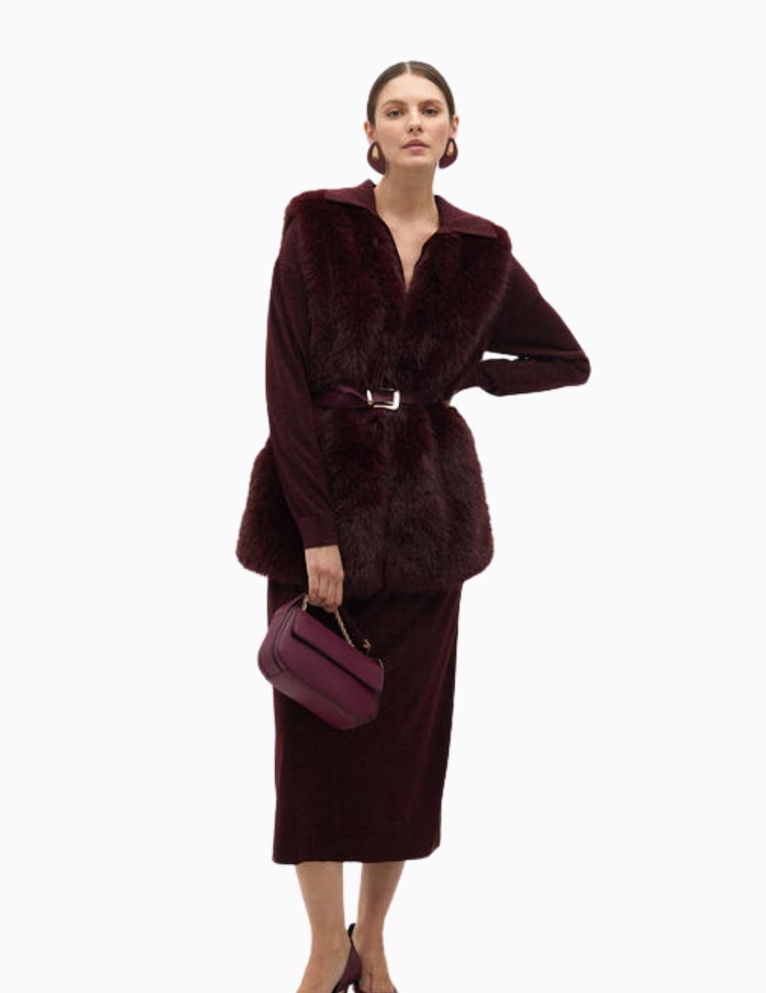 CHALECO LOLA CSDM BY MAITE PELO FORRO LOGOTIPADO