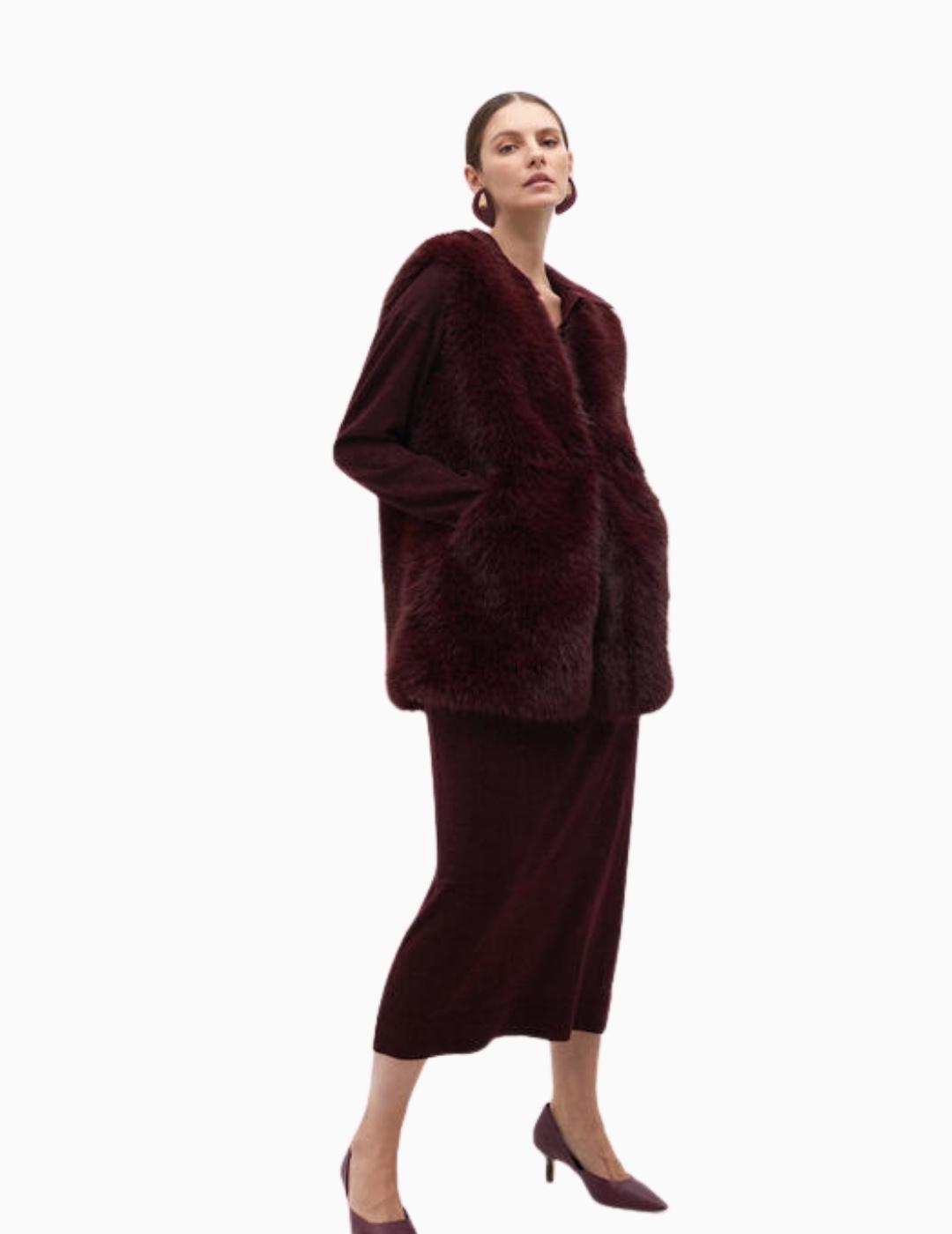 CHALECO LOLA CSDM BY MAITE PELO FORRO LOGOTIPADO