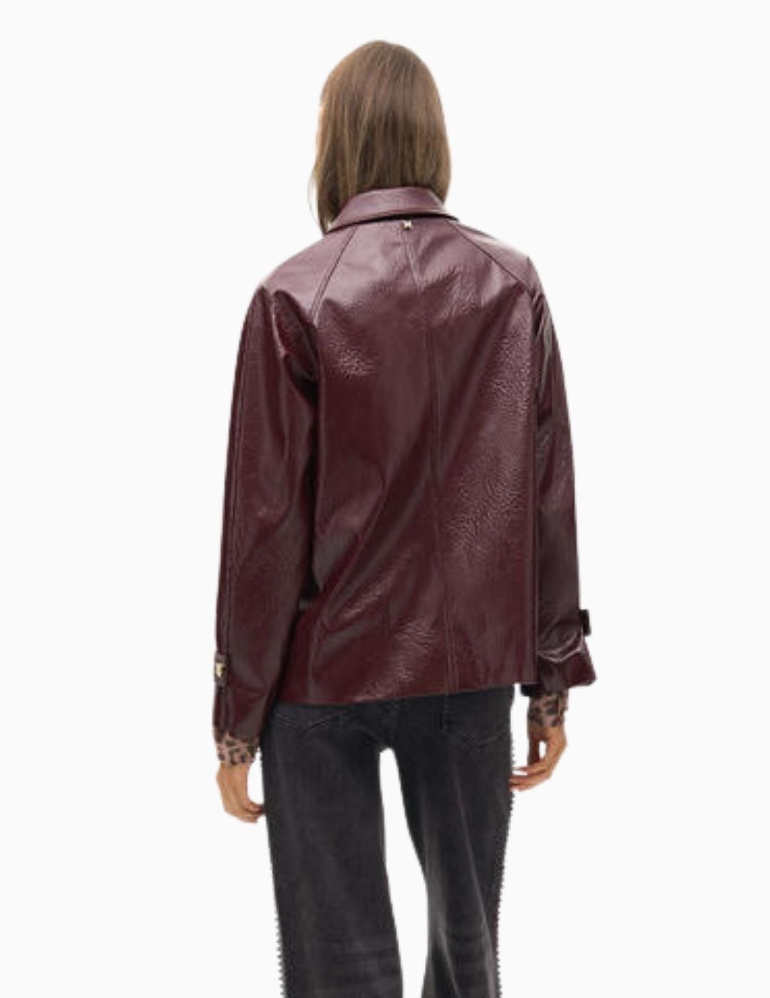 CHAQUETA LOLA CSDM BY MAITE EFECTO CHAROL BURDEOS