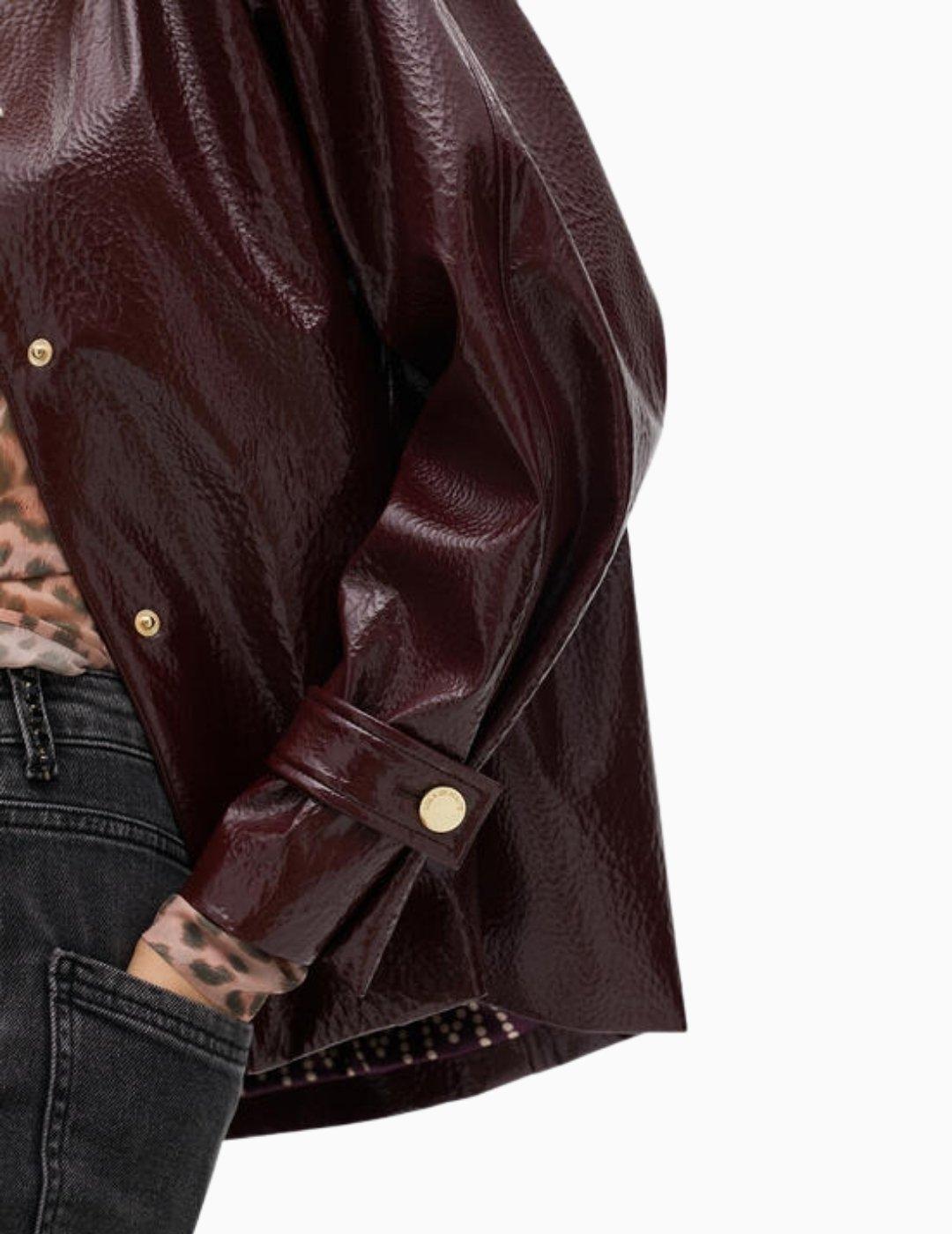 CHAQUETA LOLA CSDM BY MAITE EFECTO CHAROL BURDEOS