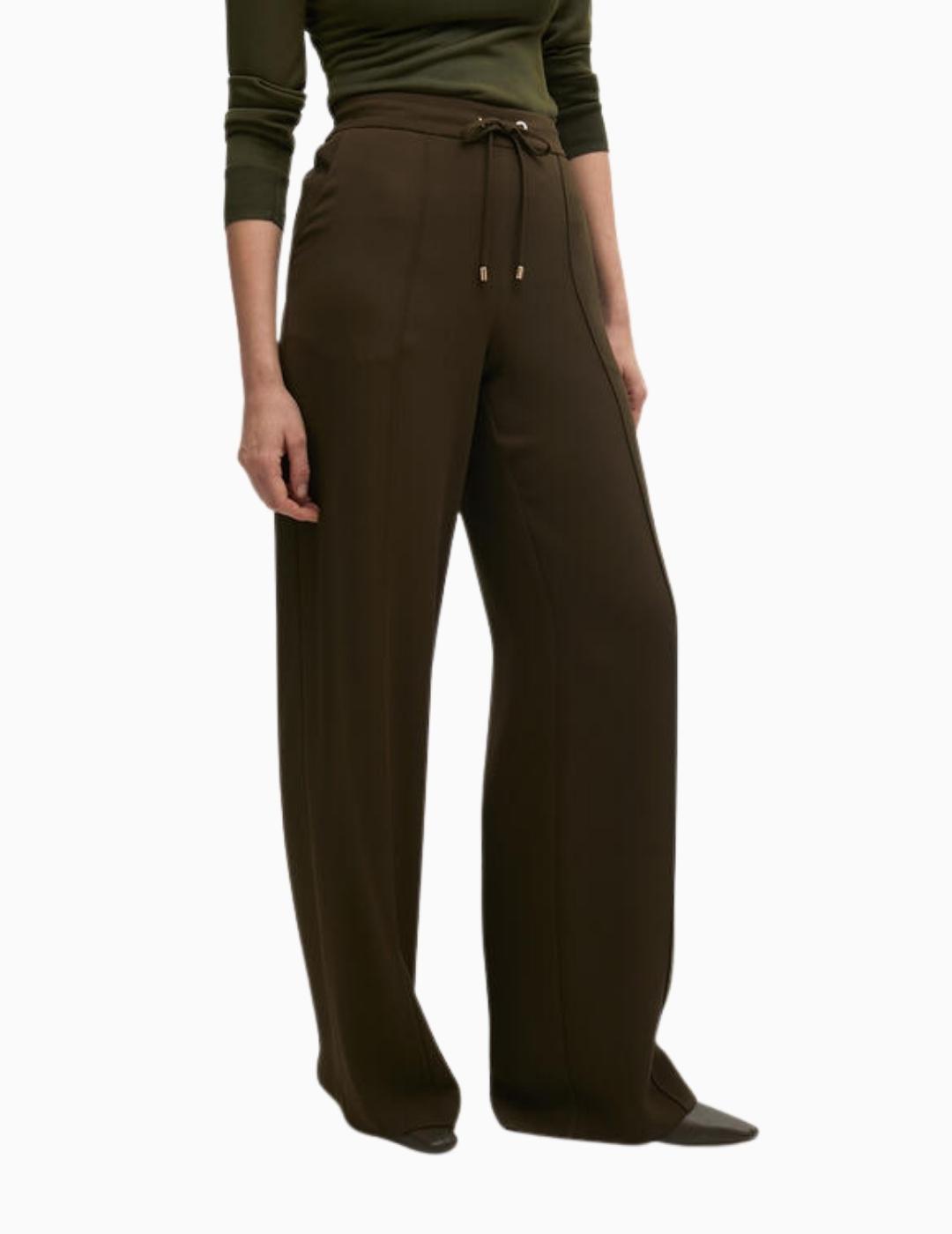 PANTALÓN LOLA CSDM BY MAITE RECTO CON GOMA KAKI