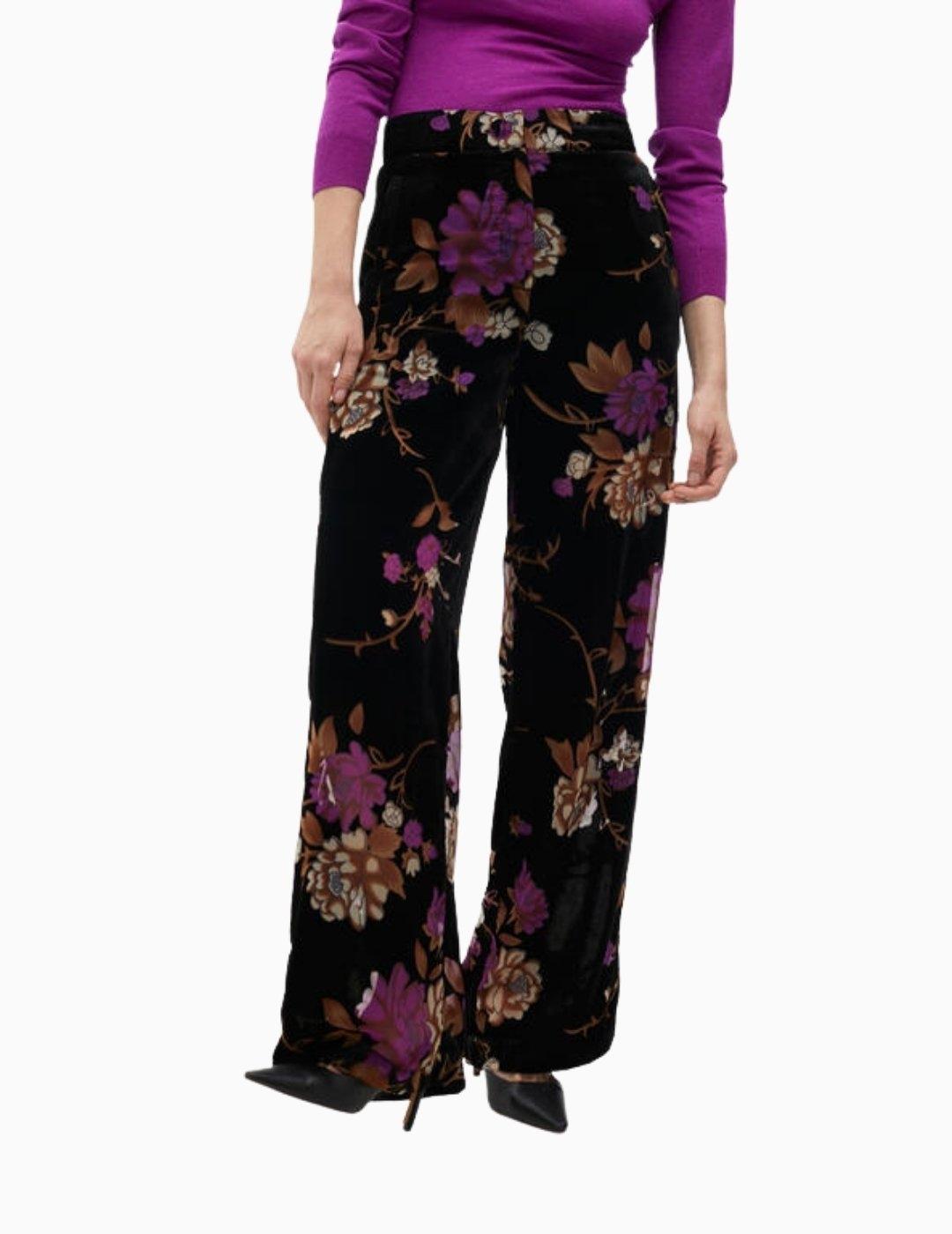 PANTALÓN LOLA CSDM BY MAITE DEVORÉ VELVET NEGRO