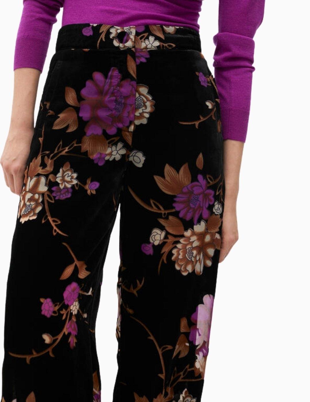 PANTALÓN LOLA CSDM BY MAITE DEVORÉ VELVET NEGRO