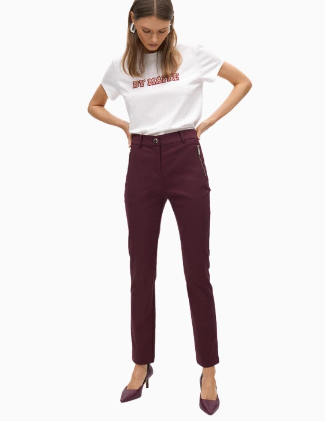 PANTALÓN LOLA CSDM BY MAITE BOLSILLO  CREMALLERA