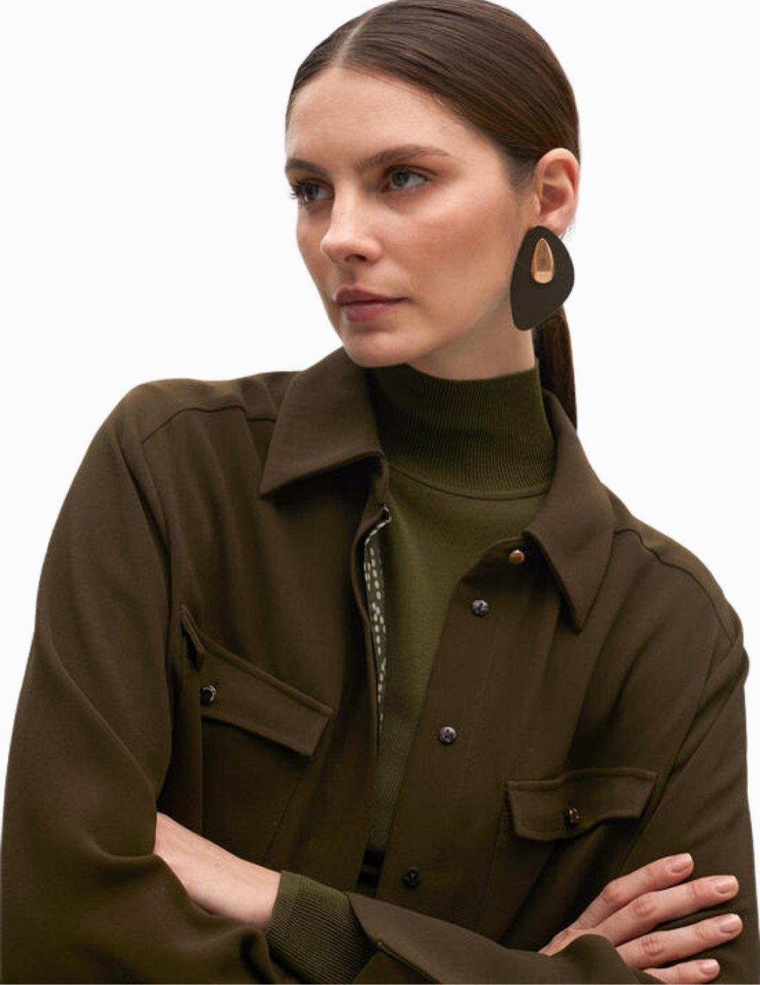 SOBRECAMISA LOLA CSDM BY MAITE CON BOLSILLOS KAKI