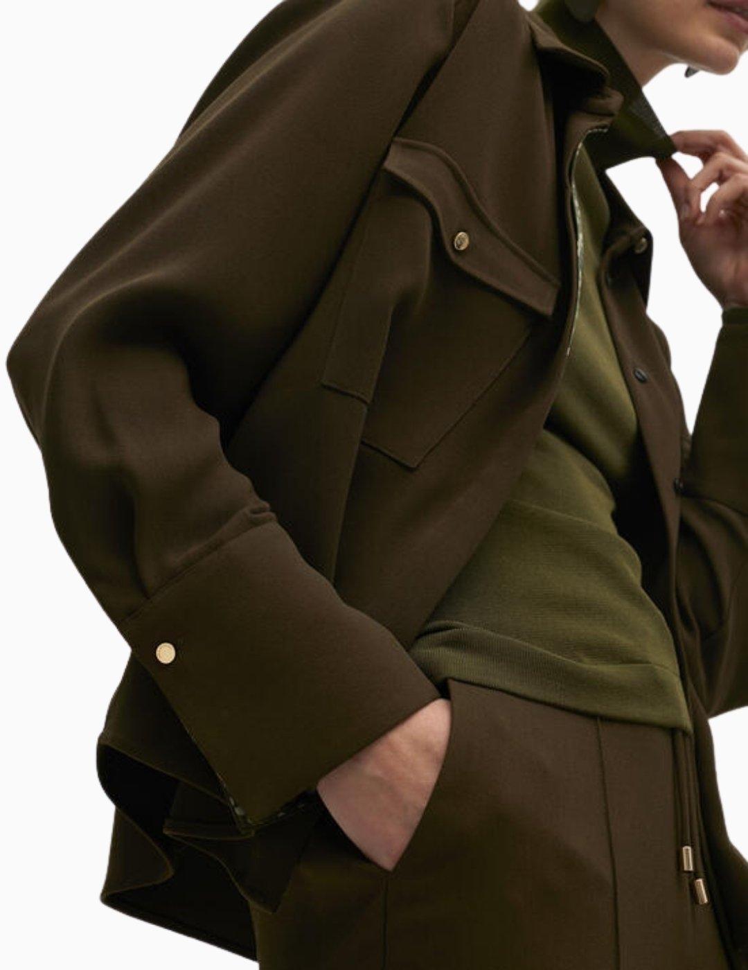 SOBRECAMISA LOLA CSDM BY MAITE CON BOLSILLOS KAKI