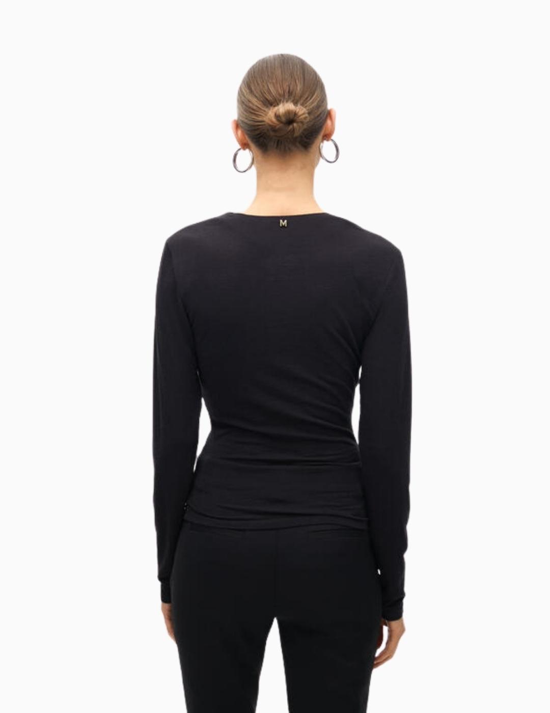 CAMISETA LOLA CSDM BY MAITE PUNTO NUDO NEGRO