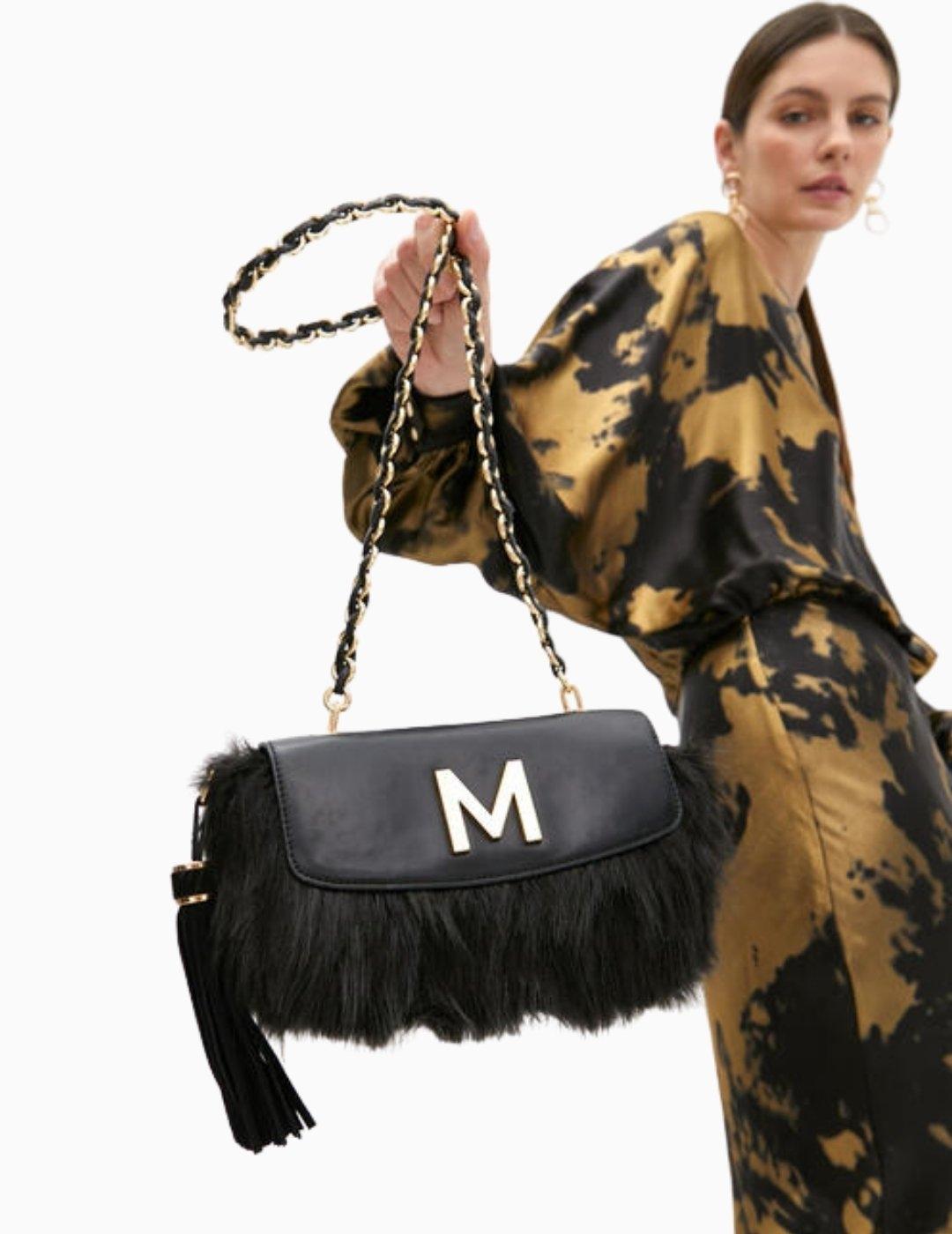 BOLSO LOLA CSDM BY MAITE PELO CON SOLAPA NEGRO