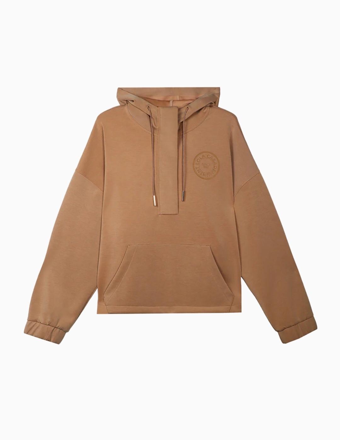 SUDADERA LOLA CSDM BOLSILLO DELANTERO PIEDRA