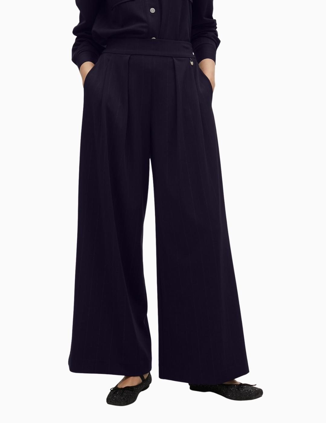 PANTALÓN LOLA CSDM RAYA DIPLOMÁTICA PINZA AZUL