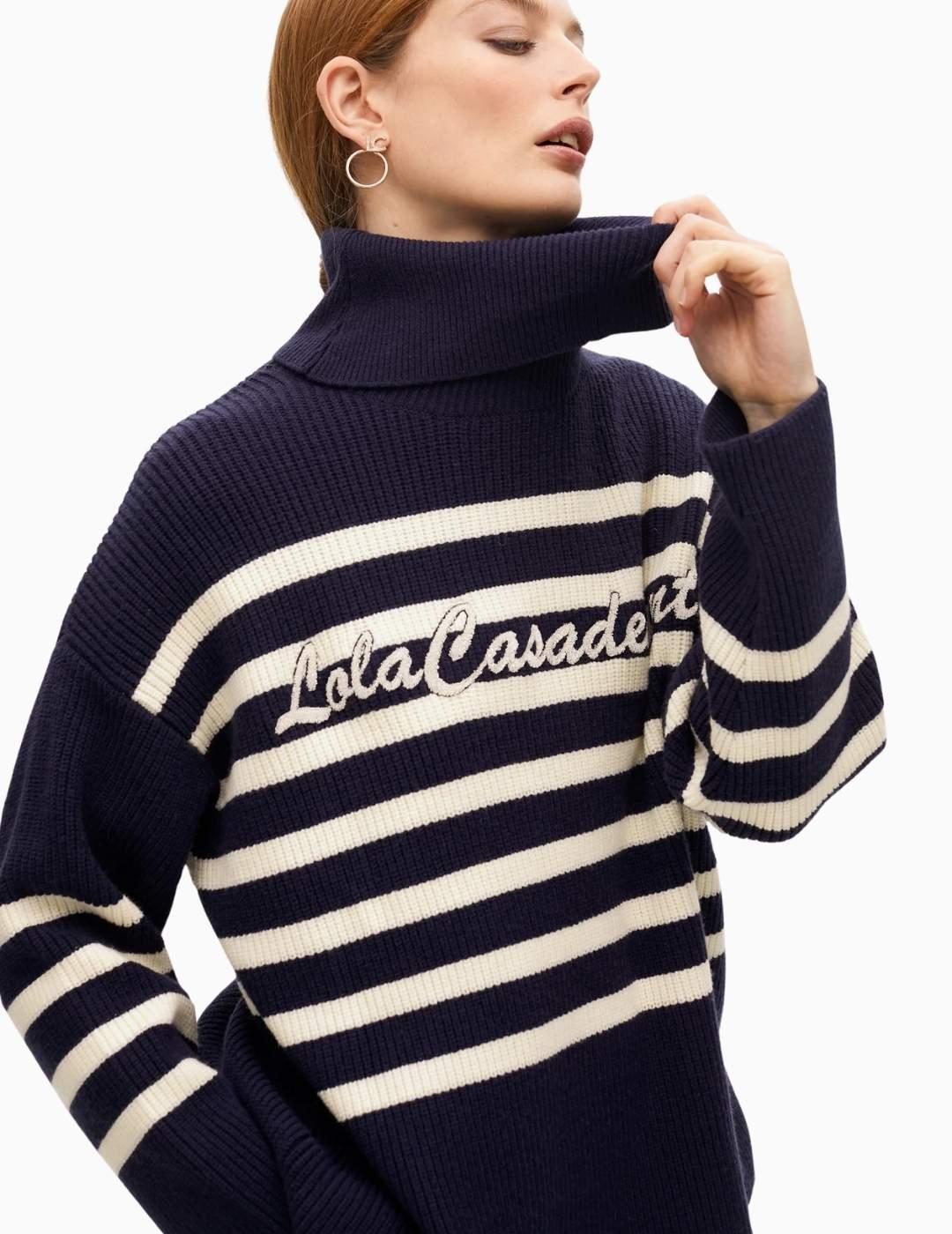 JERSEY LOLA CSDM CUELLO ALTO LOGO BORDADO