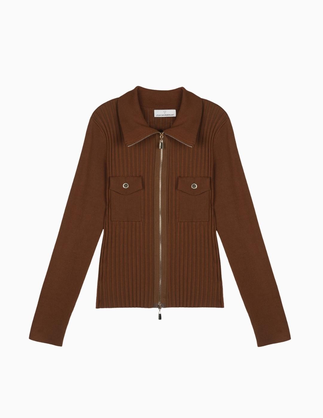 CÁRDIGAN LOLA CSDM CREMALLERA DOBLE BOLSILLO