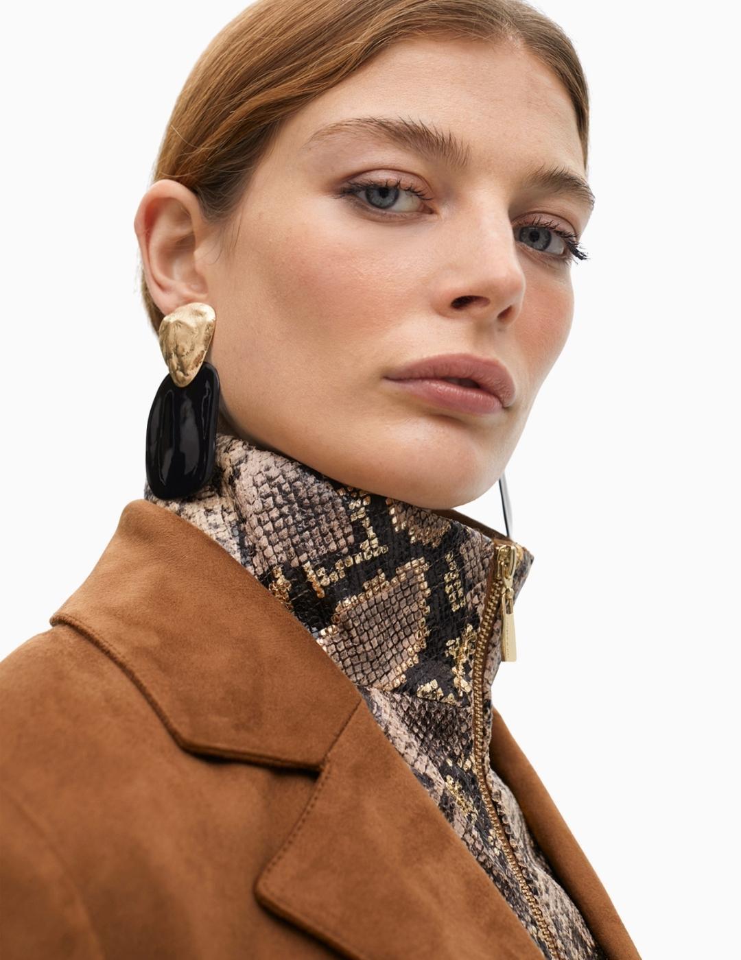 AMERICANA LOLA CSDM ANTELINA CHALECO SNAKE MARRÓN