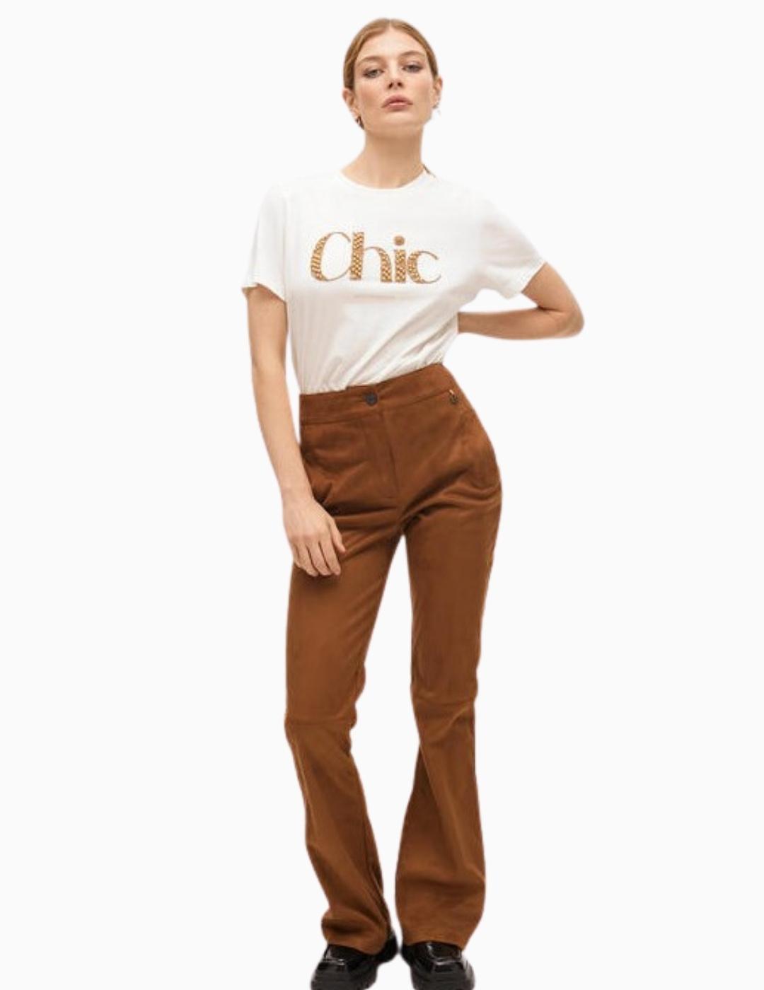 PANTALÓN LOLA CSDM ANTELINA CAMPANITA CAMEL