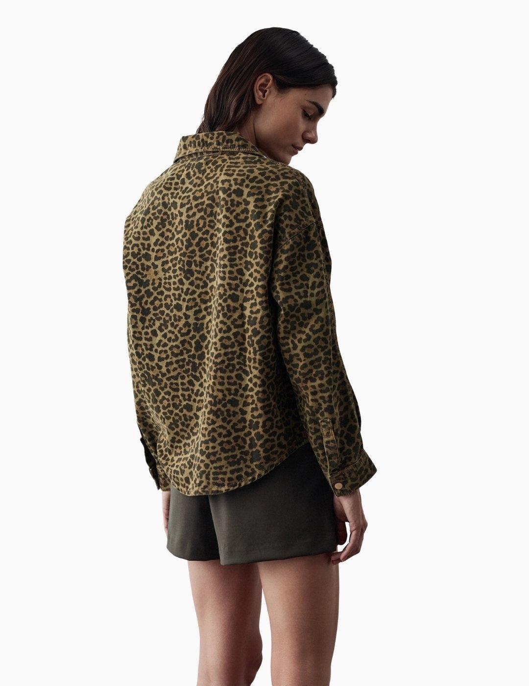 CHAQUETA BSB ANIMAL PRINT DENIM