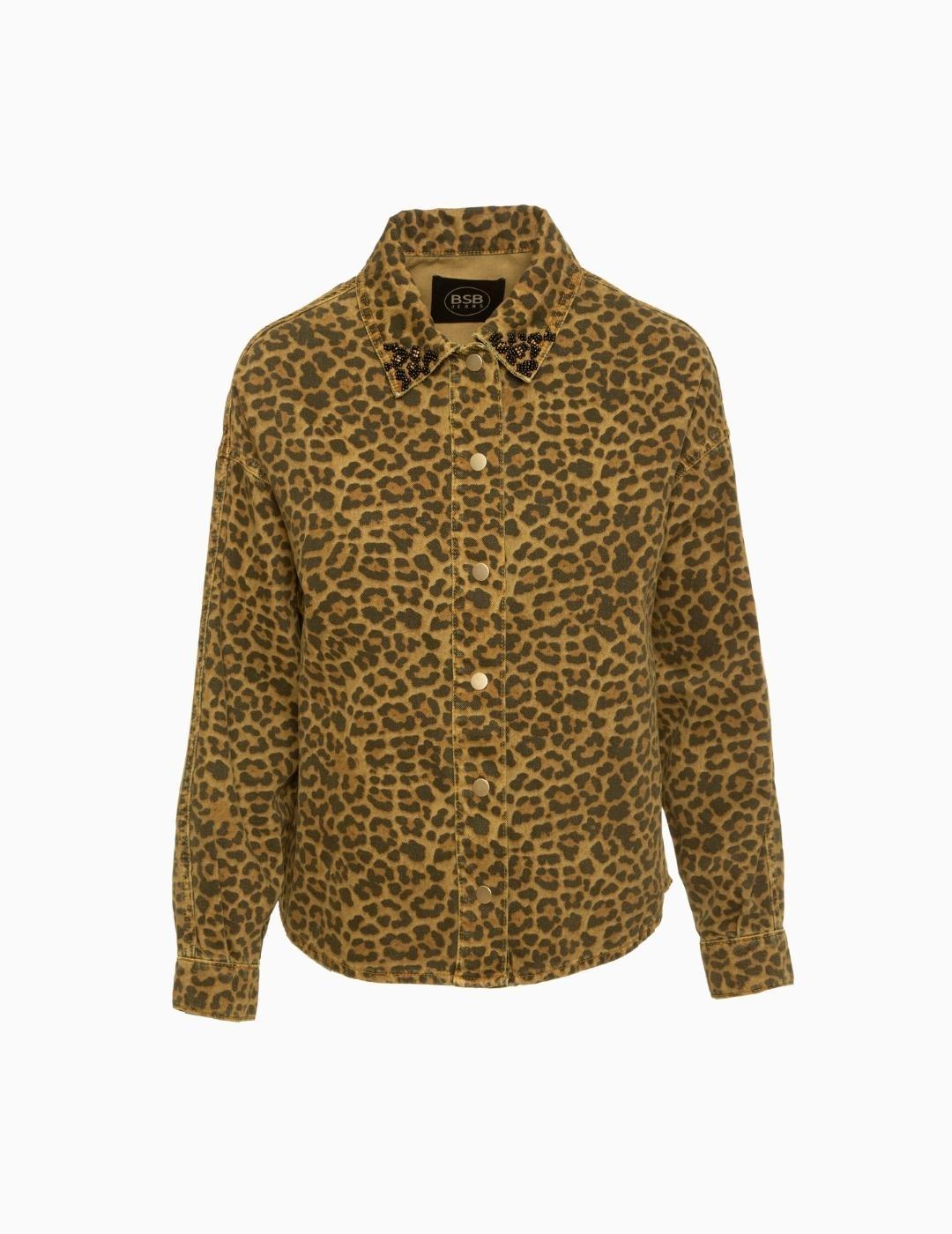 CHAQUETA BSB ANIMAL PRINT DENIM