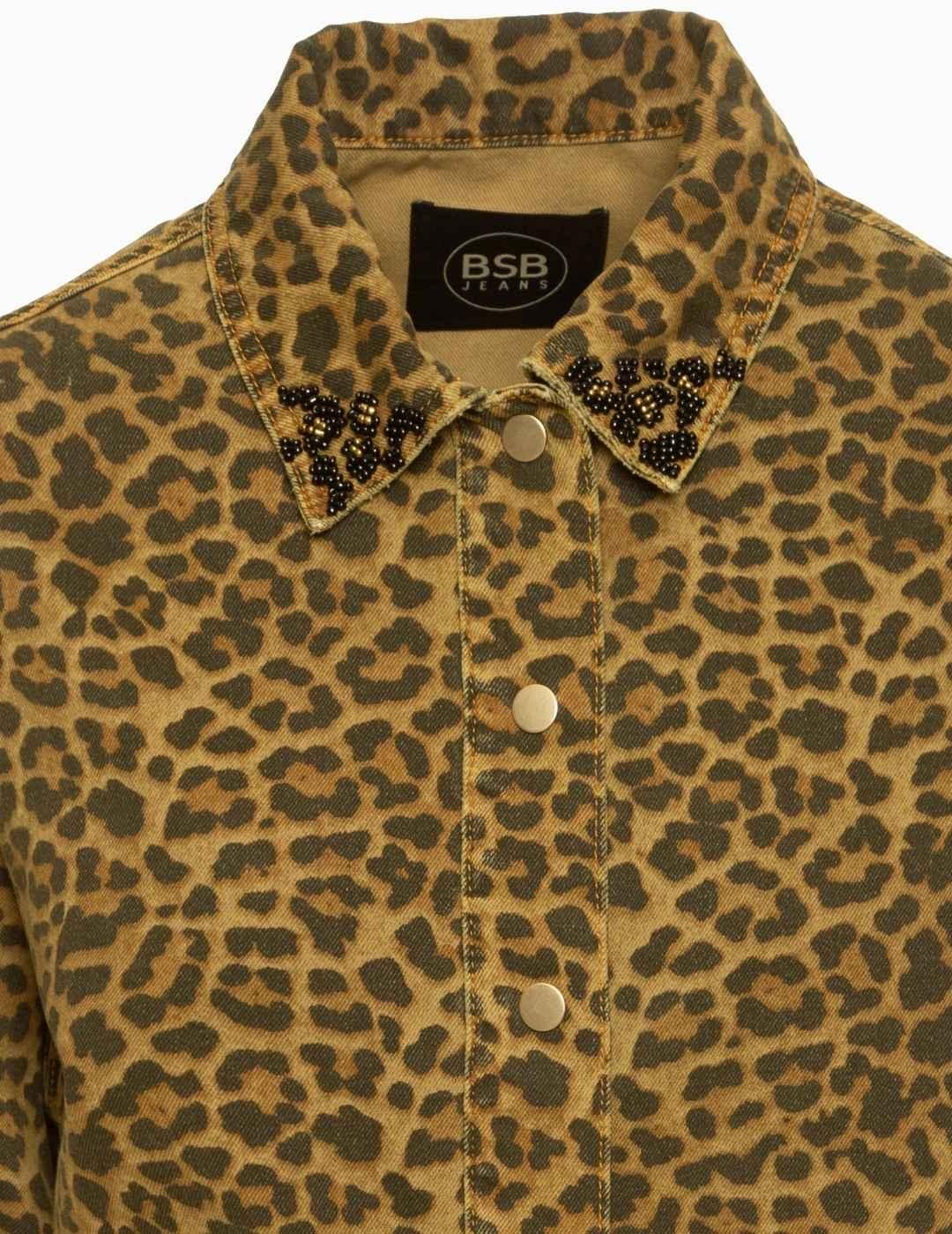 CHAQUETA BSB ANIMAL PRINT DENIM