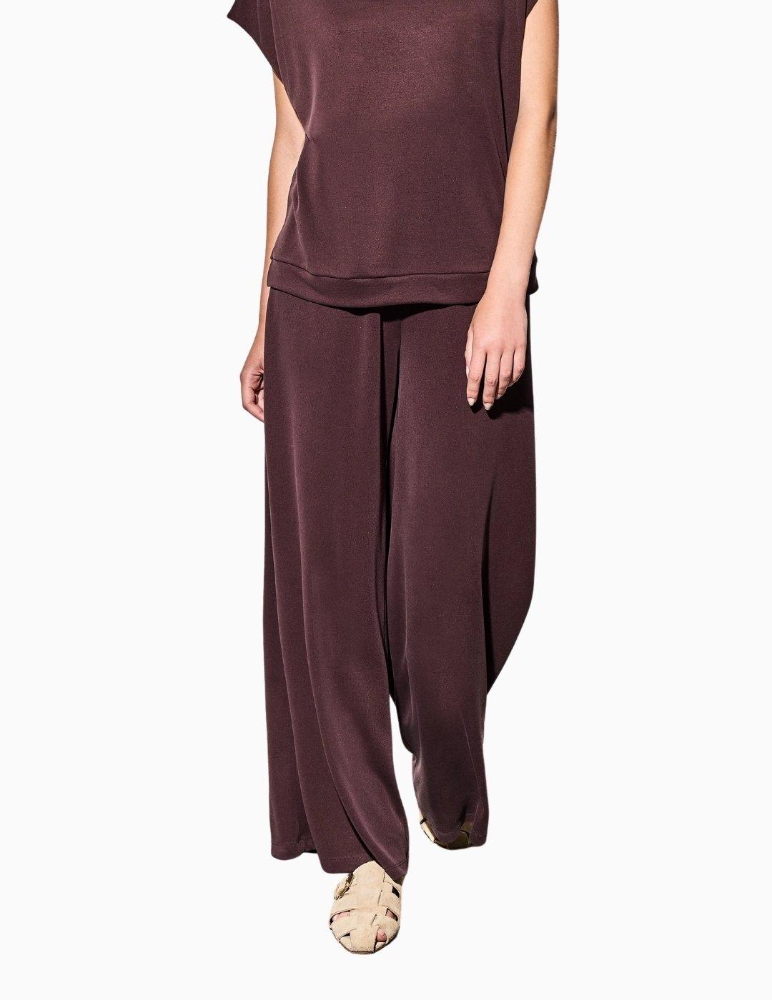 PANTALÓN BSB CON CINTURA ELASTICA MARRÓN