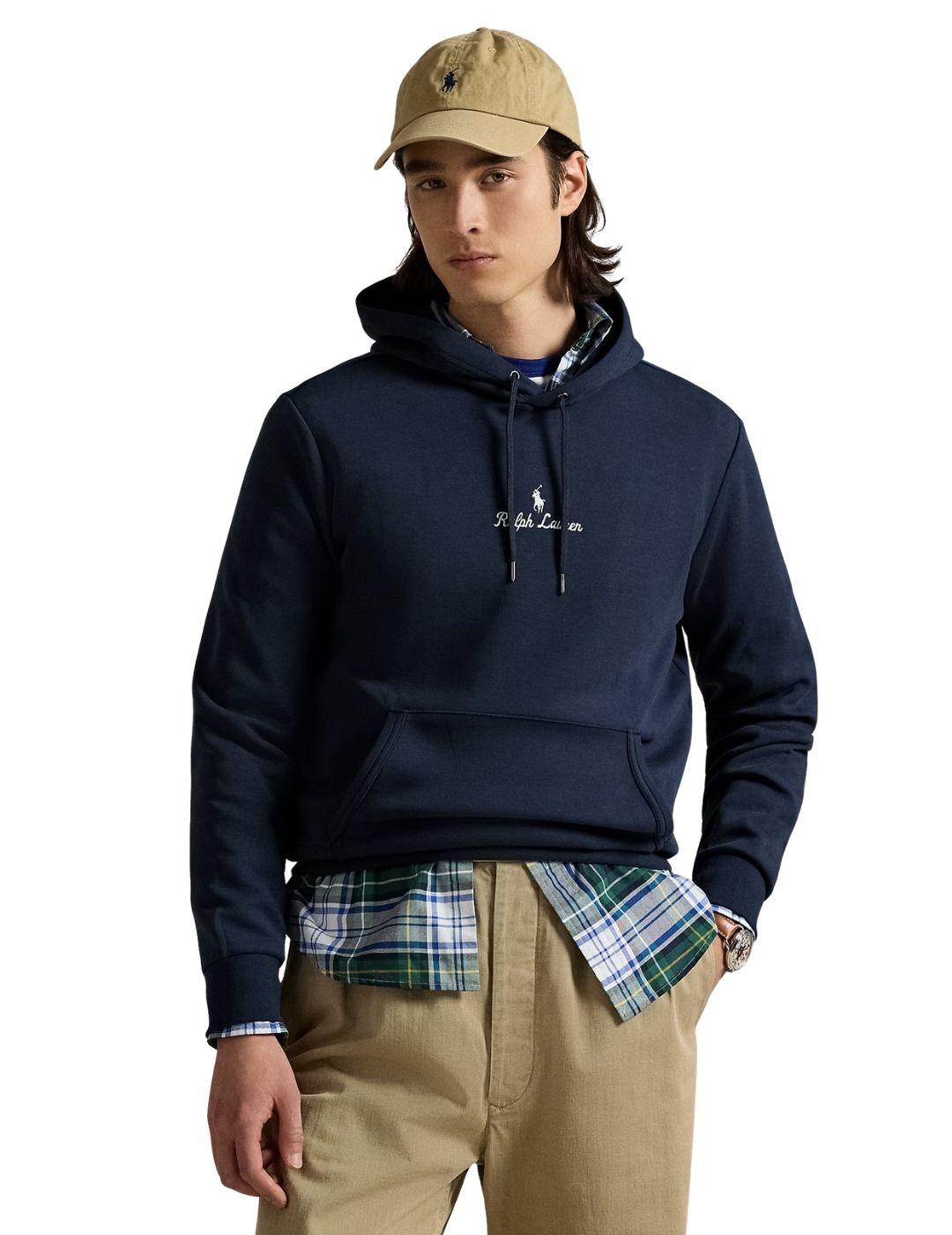 SUDADERA POLO RALPH LAUREN DOBLE PUNTO CAPUCHA