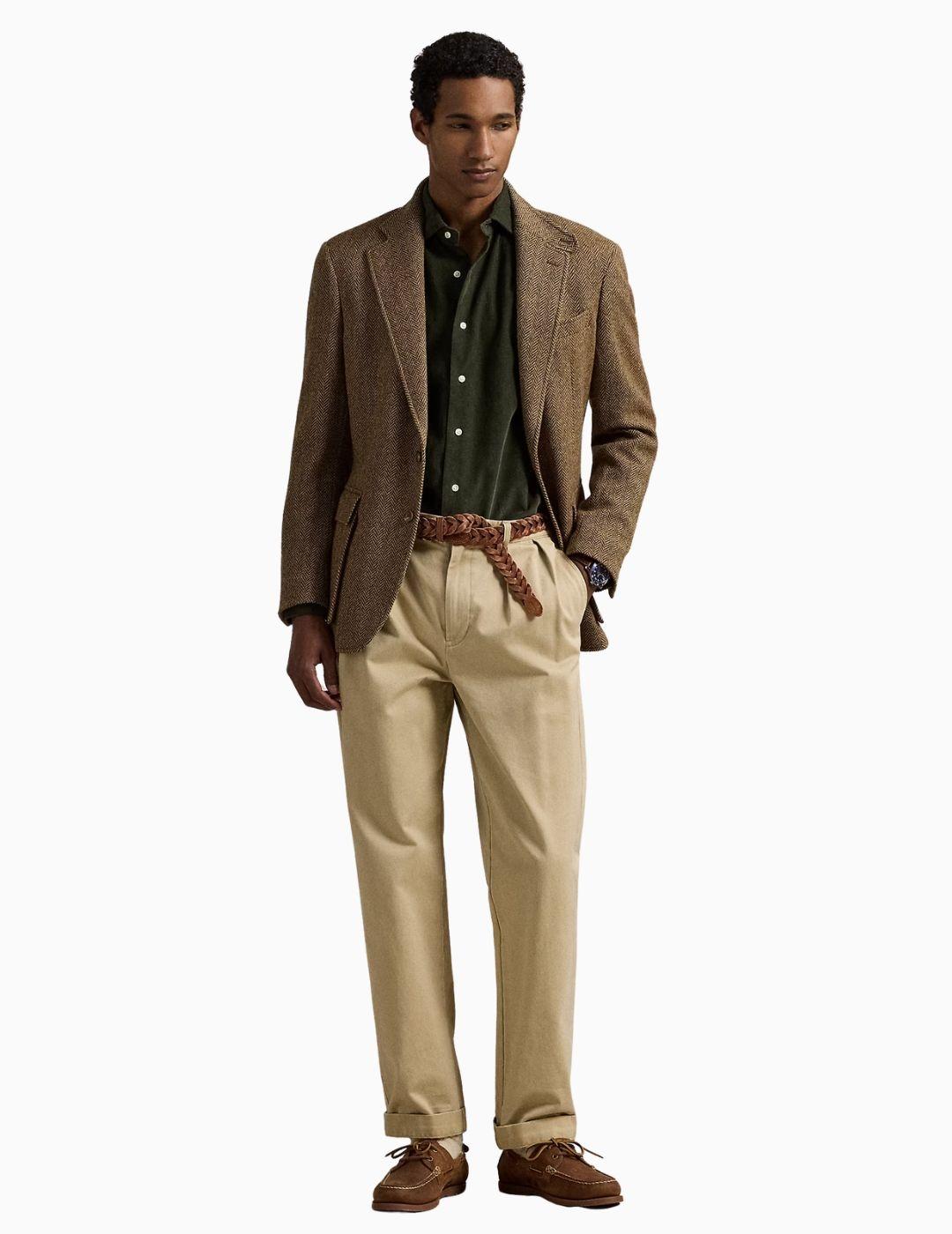 CAMISA POLO RALPH LAUREN PANA CUSTOM FIT